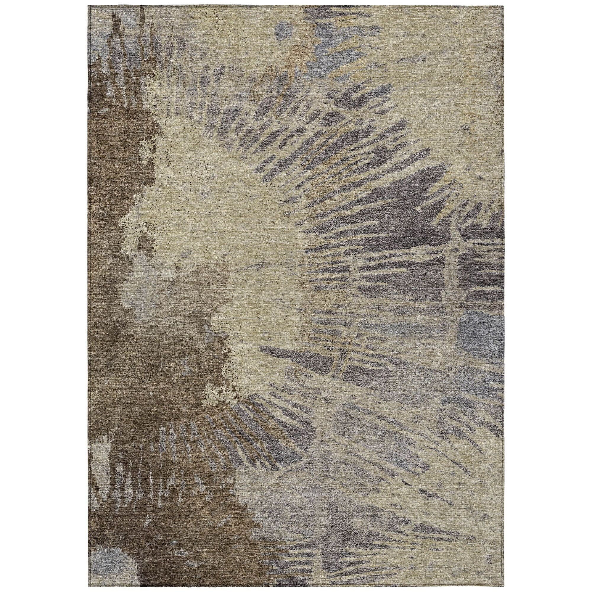 Machine Made ACN645 Brown  Rugs #color_brown 