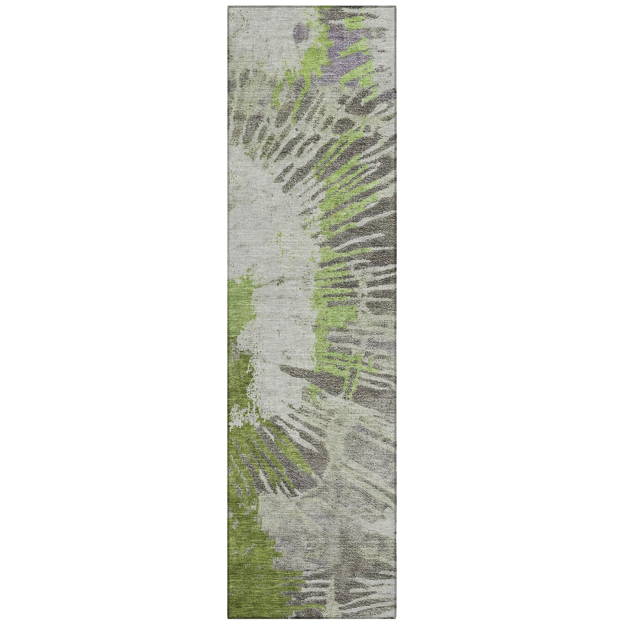 Machine Made ACN645 Olive Green Rugs #color_olive green