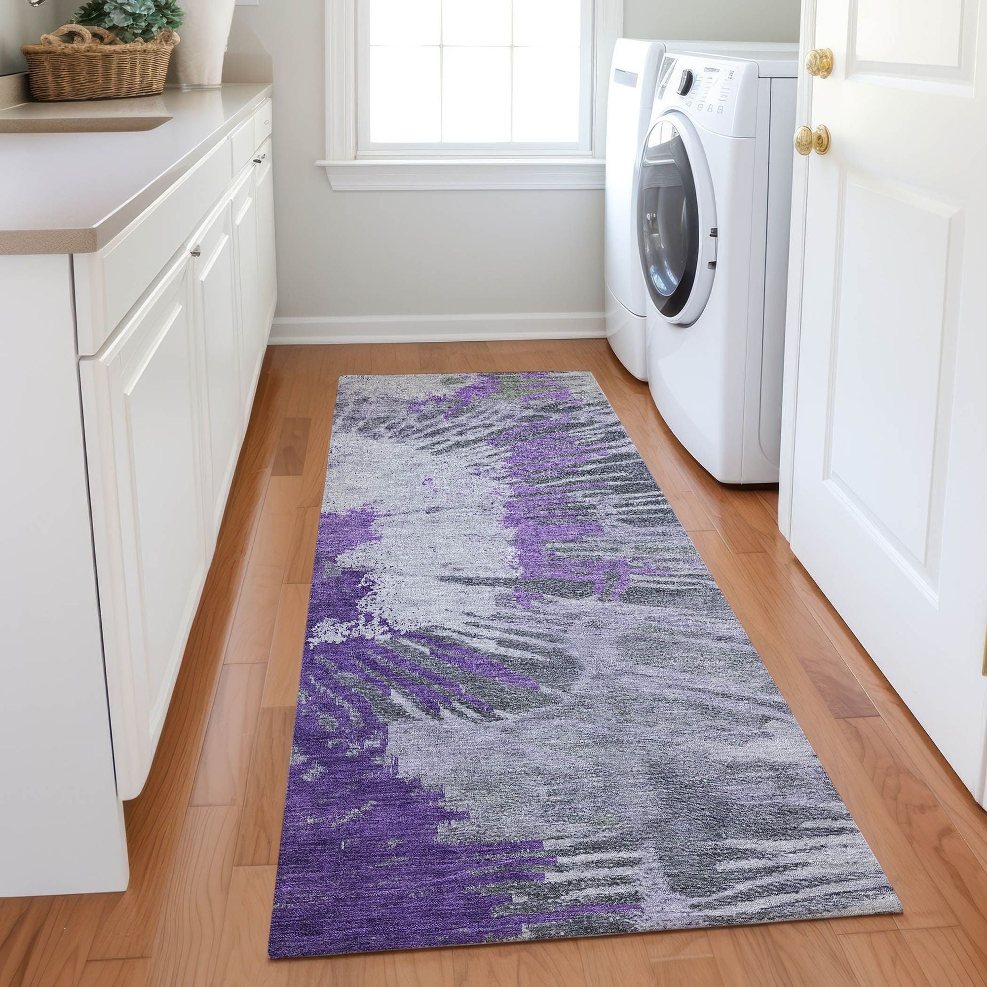 Machine Made ACN645 Purple  Rugs #color_purple 