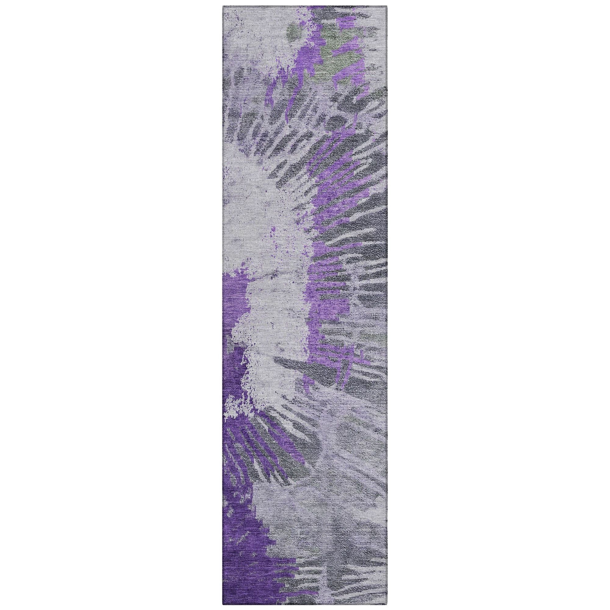 Machine Made ACN645 Purple  Rugs #color_purple 