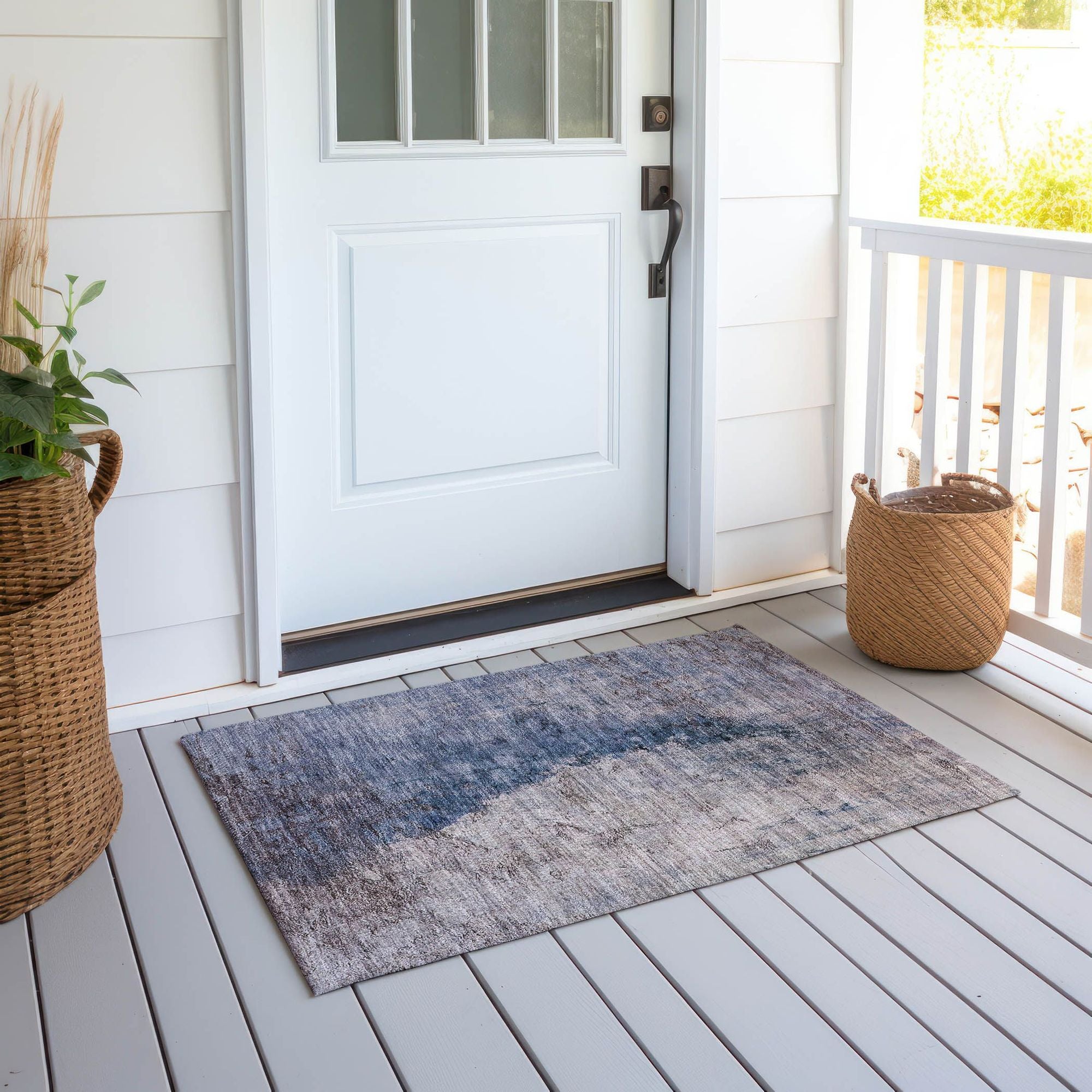 Machine Made ACN646 Blue  Rugs #color_blue 