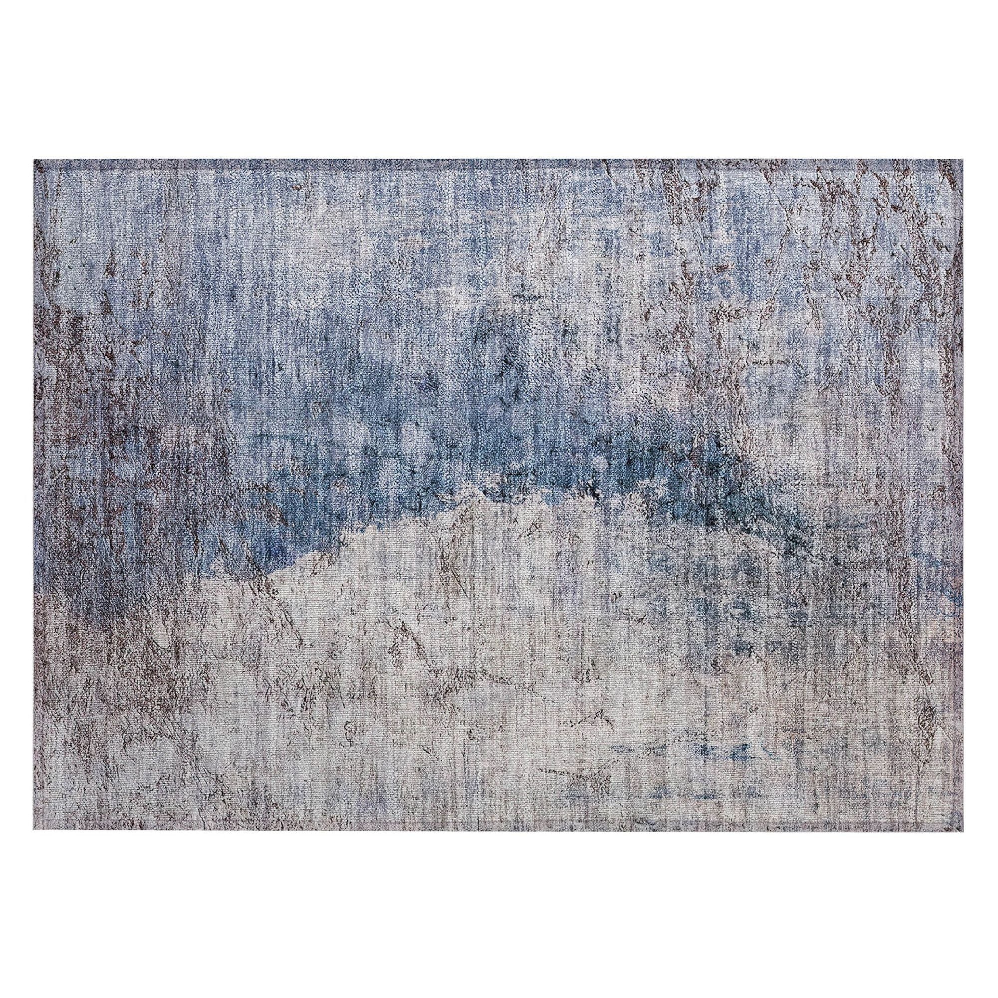 Machine Made ACN646 Blue  Rugs #color_blue 