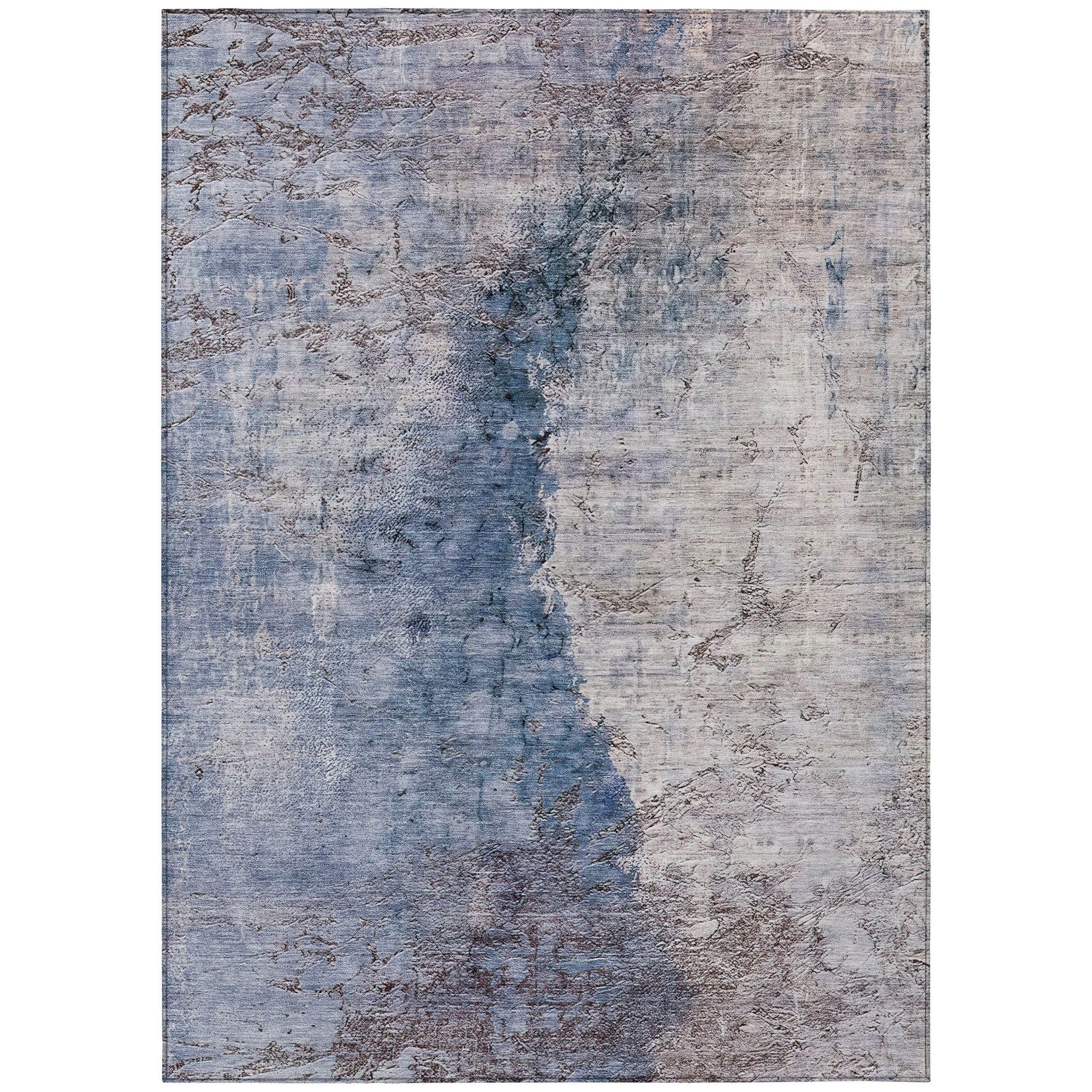 Machine Made ACN646 Blue  Rugs #color_blue 