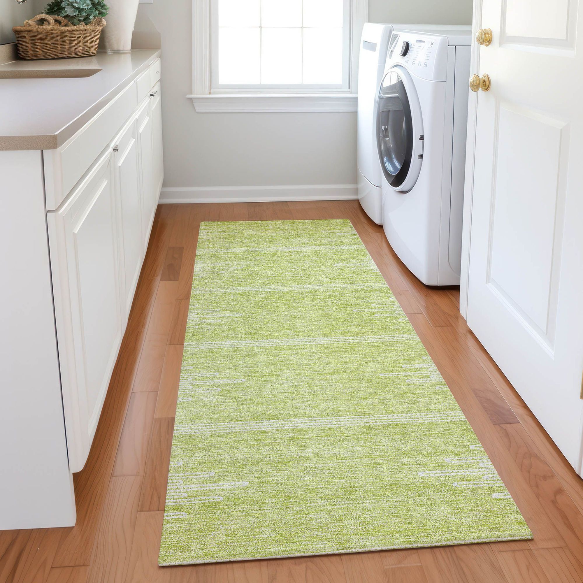 Machine Made ACN647 Aloe Green Rugs #color_aloe green