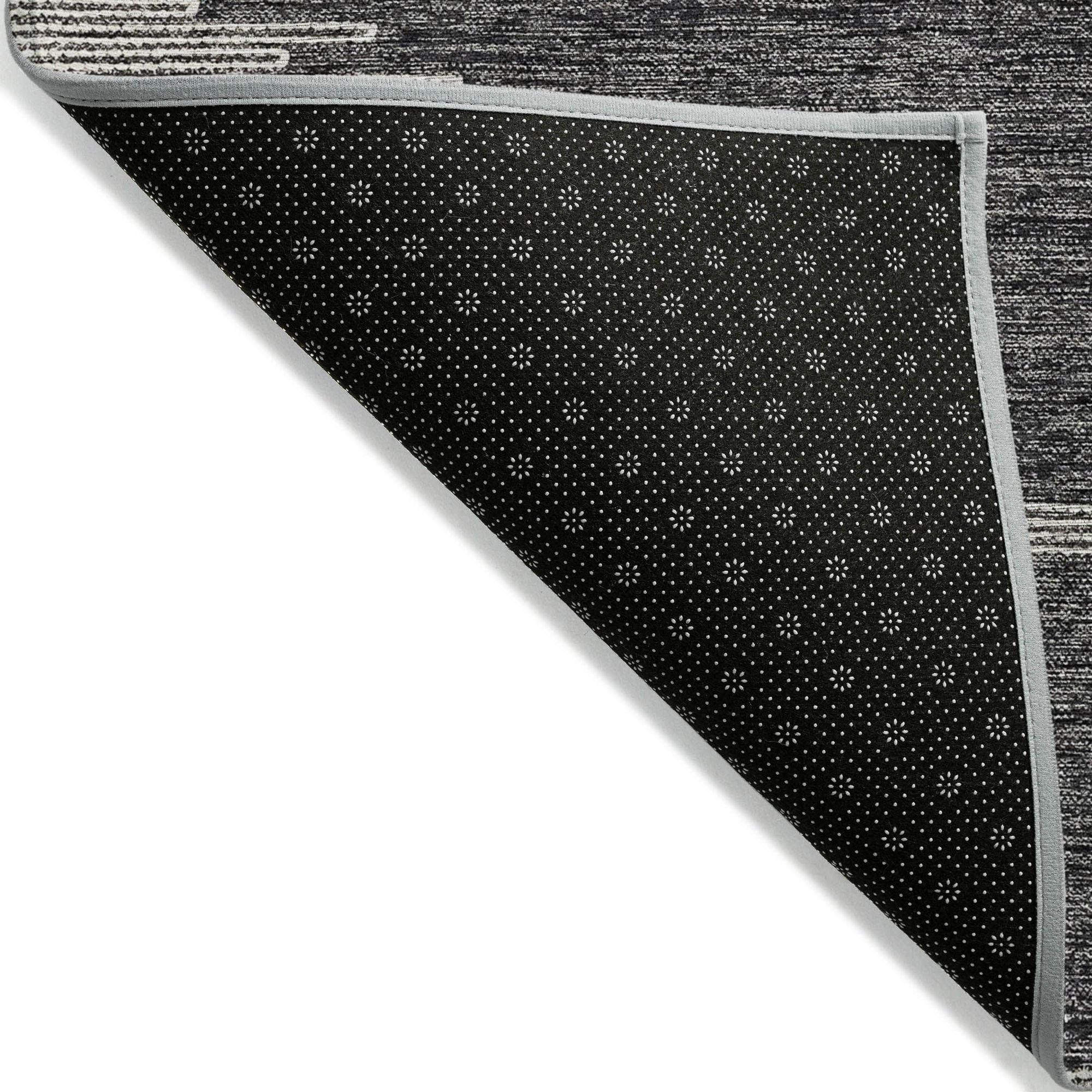 Machine Made ACN647 Charcoal Gray Rugs #color_charcoal gray