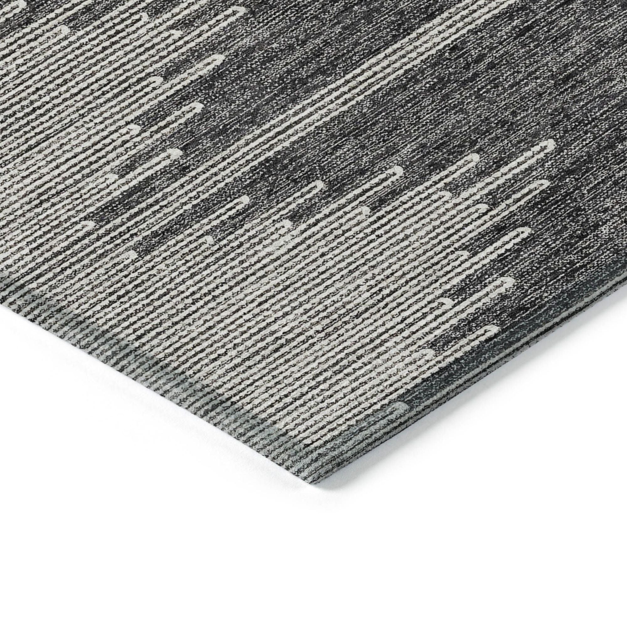 Machine Made ACN647 Charcoal Gray Rugs #color_charcoal gray