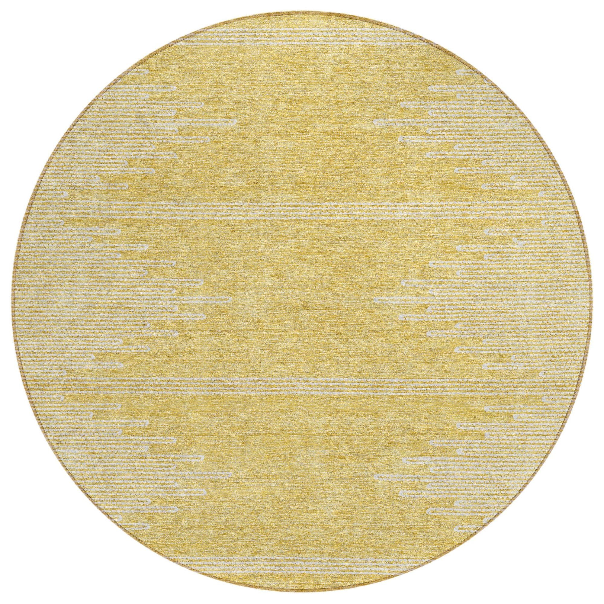 Machine Made ACN647 Gold  Rugs #color_gold 