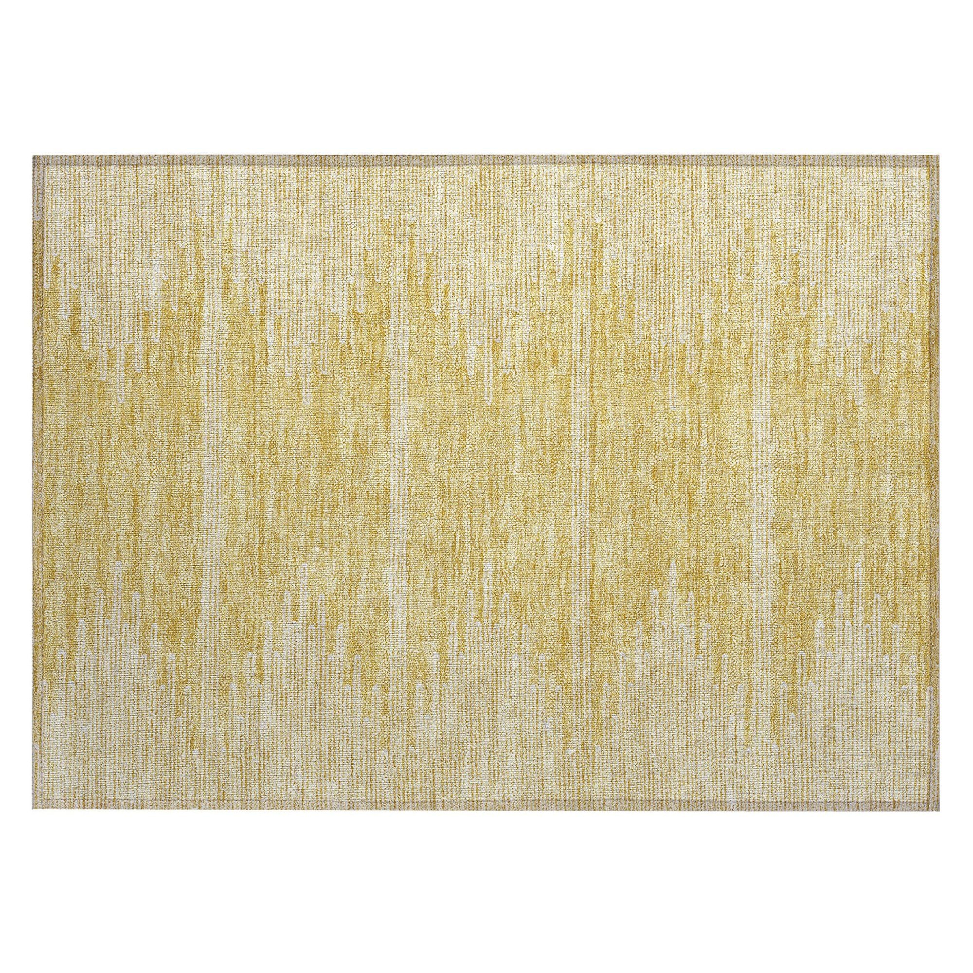 Machine Made ACN647 Gold  Rugs #color_gold 