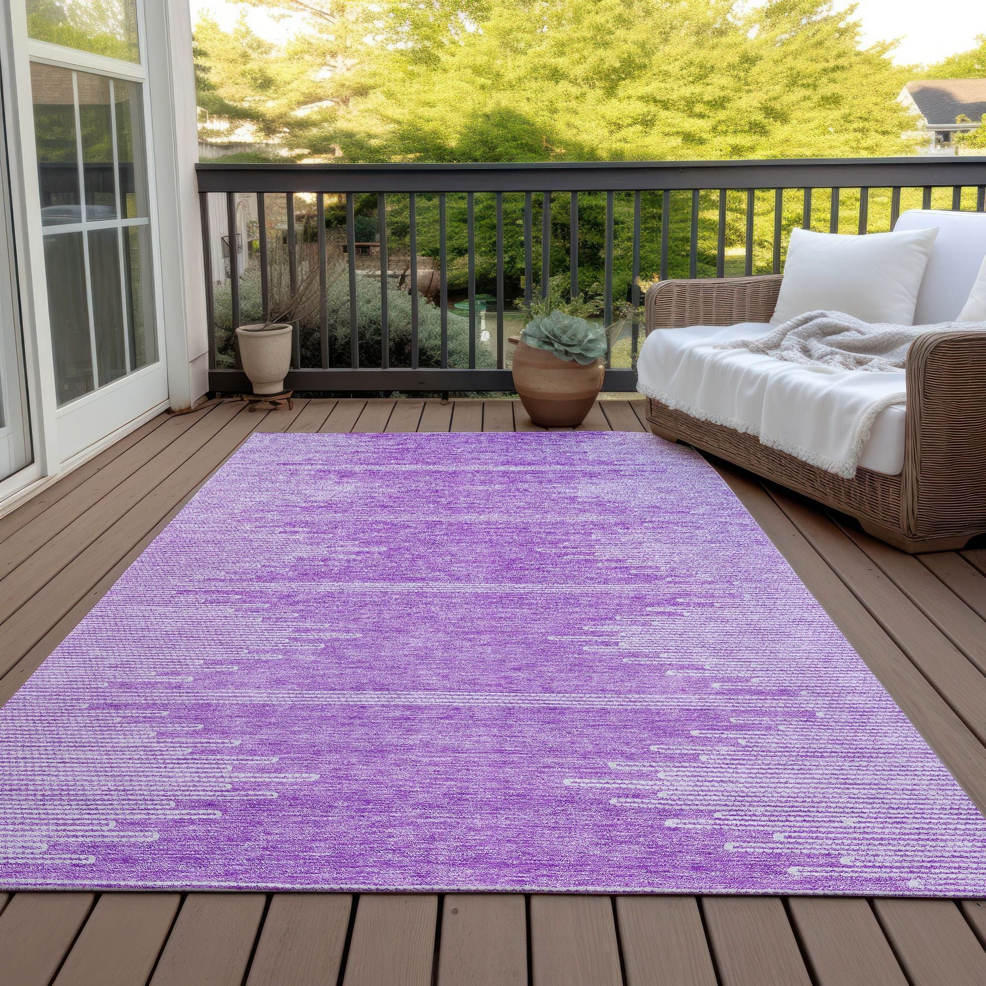 Machine Made ACN647 Lavender Purple Rugs #color_lavender purple