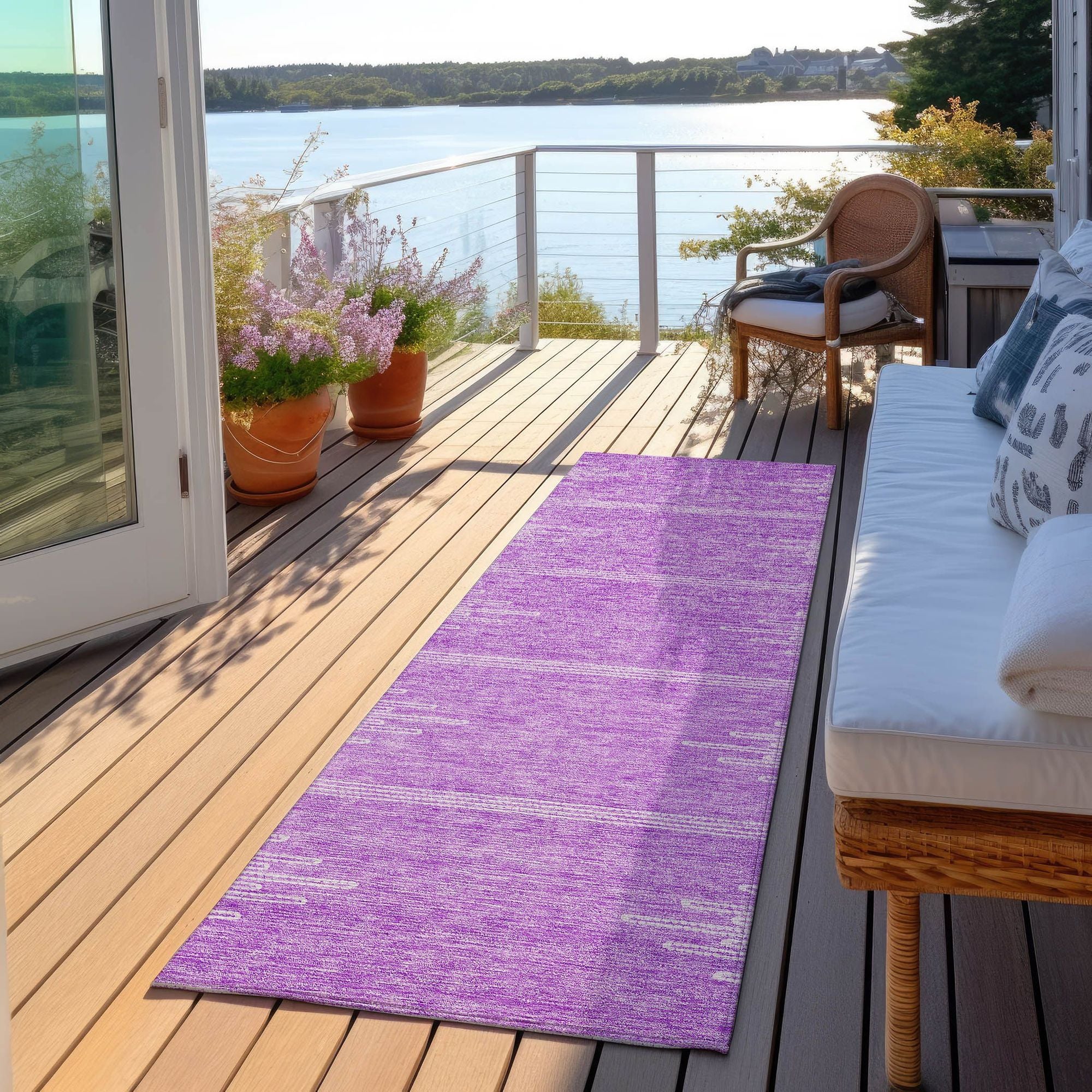 Machine Made ACN647 Lavender Purple Rugs #color_lavender purple