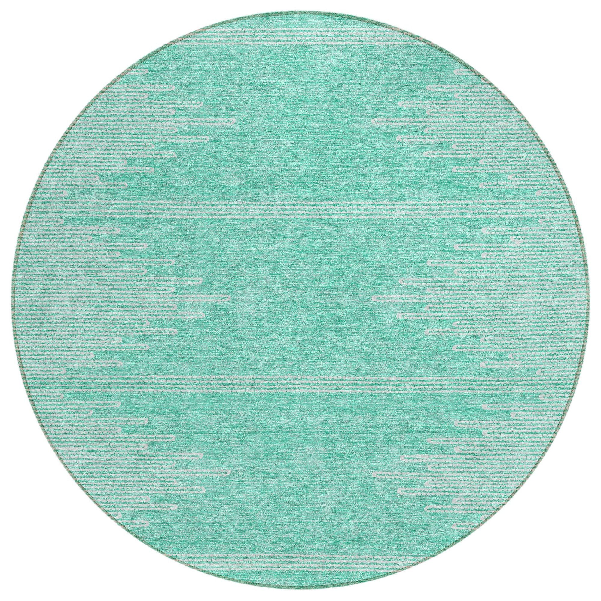 Machine Made ACN647 Teal  Rugs #color_teal 