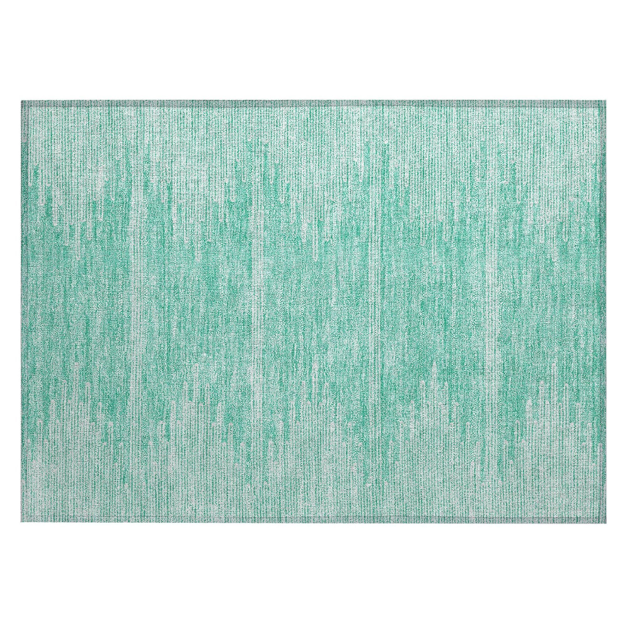 Machine Made ACN647 Teal  Rugs #color_teal 