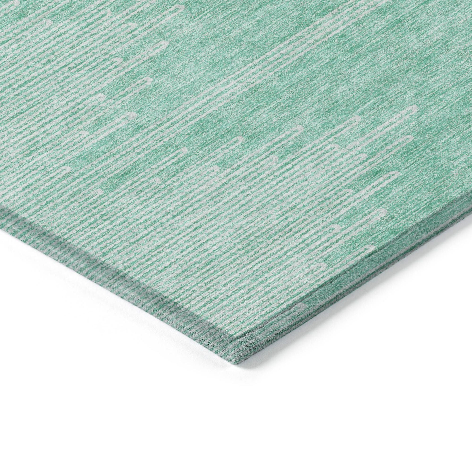 Machine Made ACN647 Teal  Rugs #color_teal 