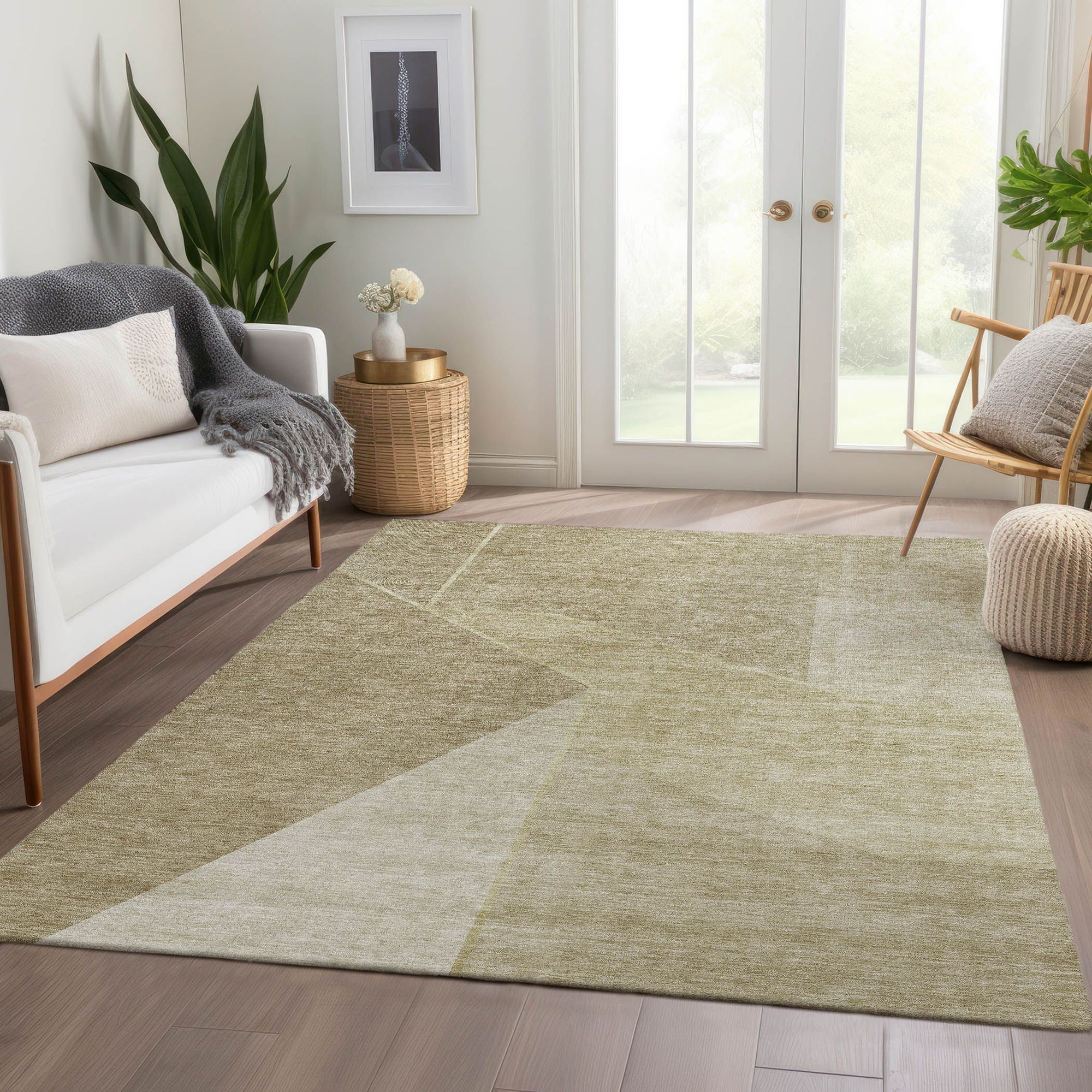 Machine Made ACN648 Beige Brown Rugs #color_beige brown