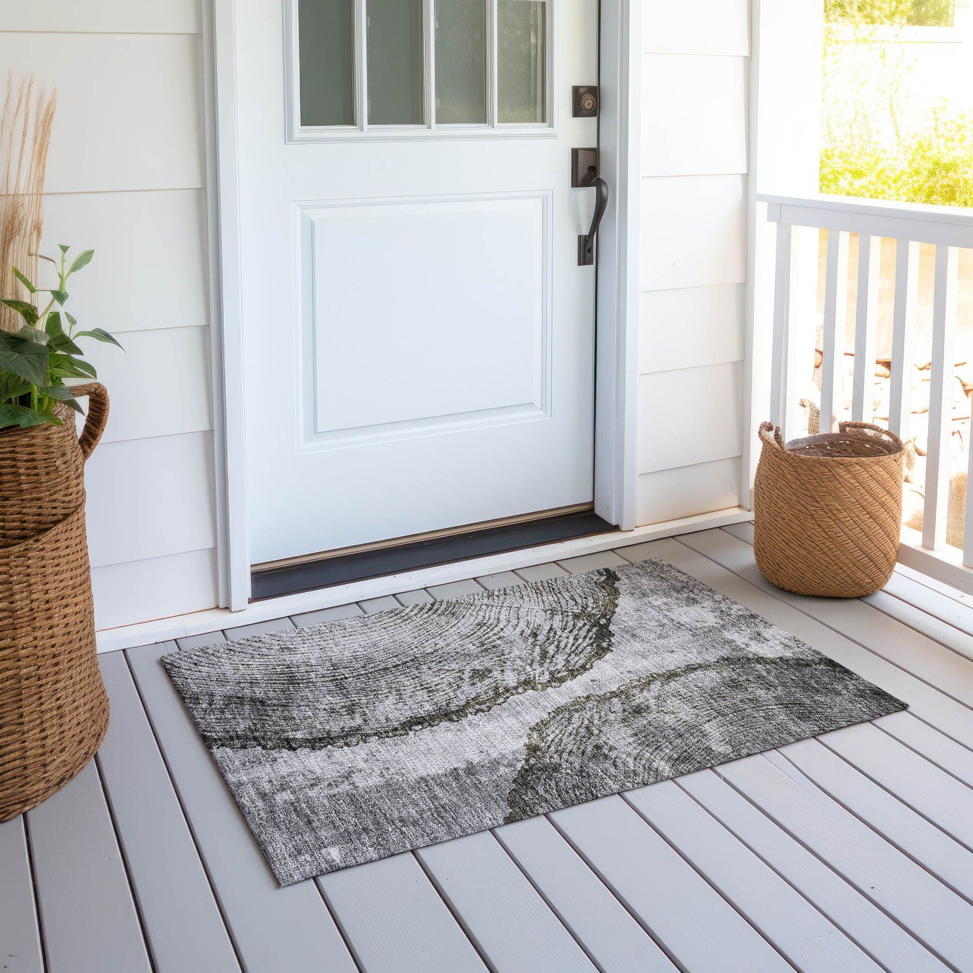 Machine Made ACN649 Gray  Rugs #color_gray 