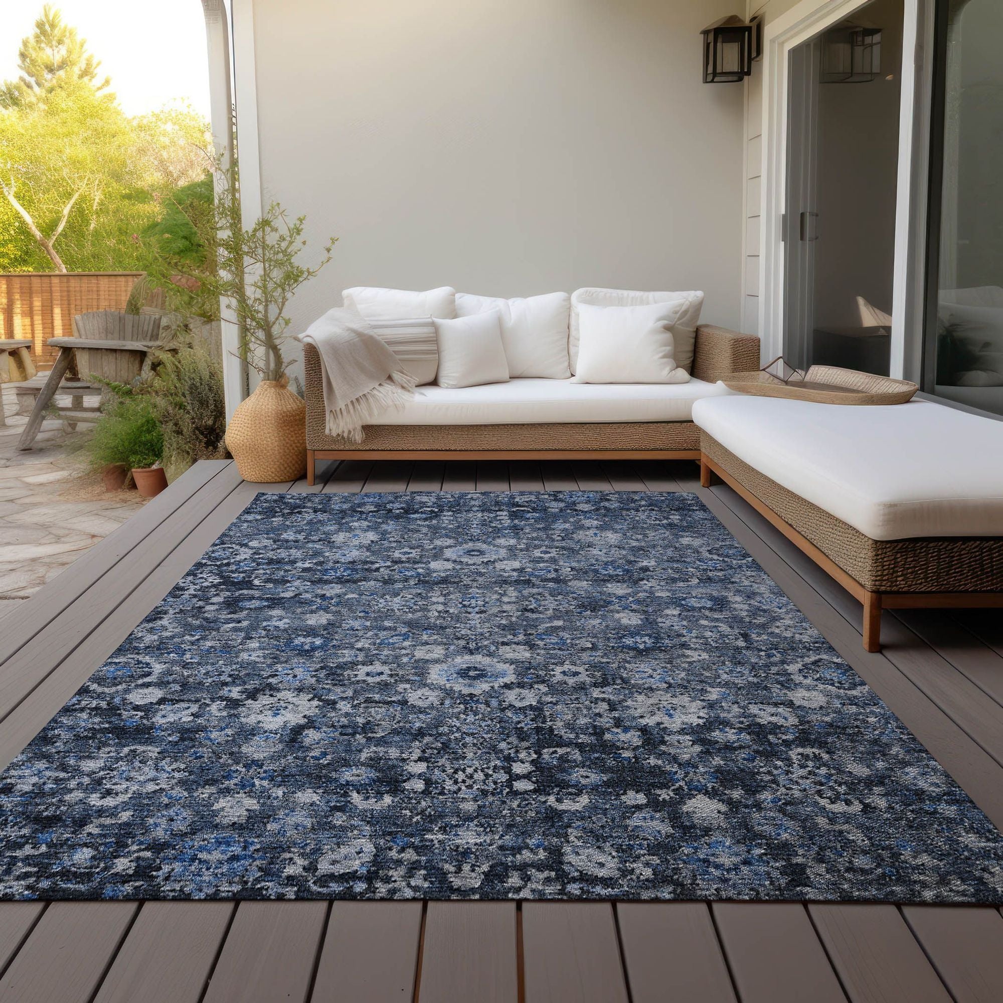 Machine Made ACN651 Blue  Rugs #color_blue 