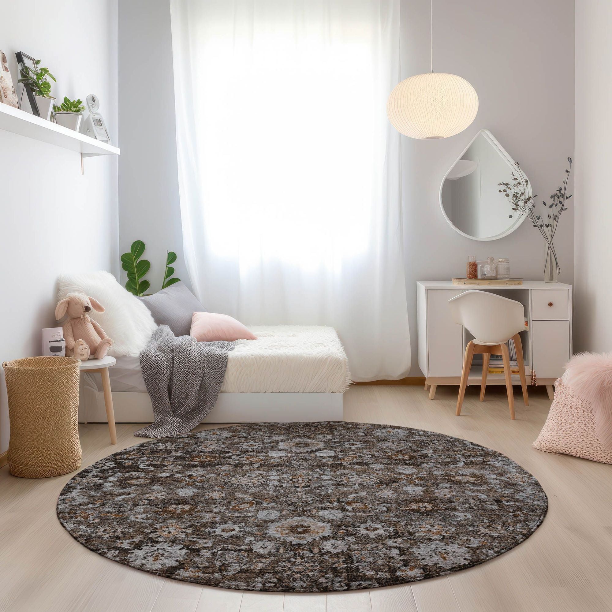 Machine Made ACN651 Fudge Brown Rugs #color_fudge brown