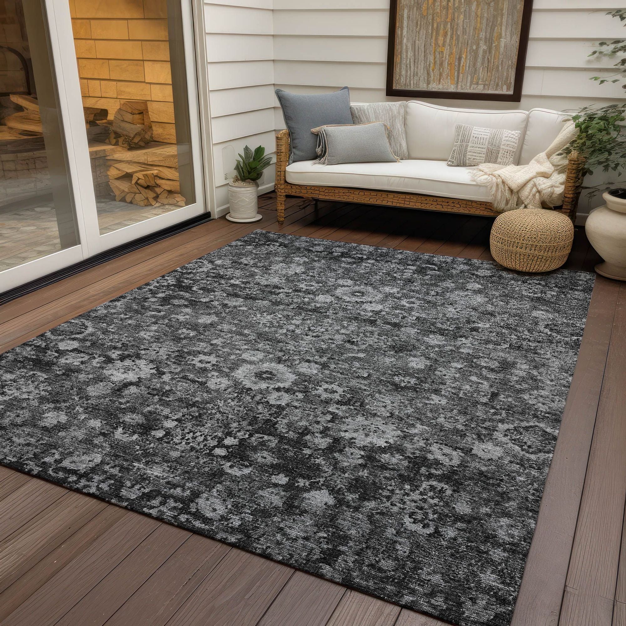 Machine Made ACN651 Gray  Rugs #color_gray 