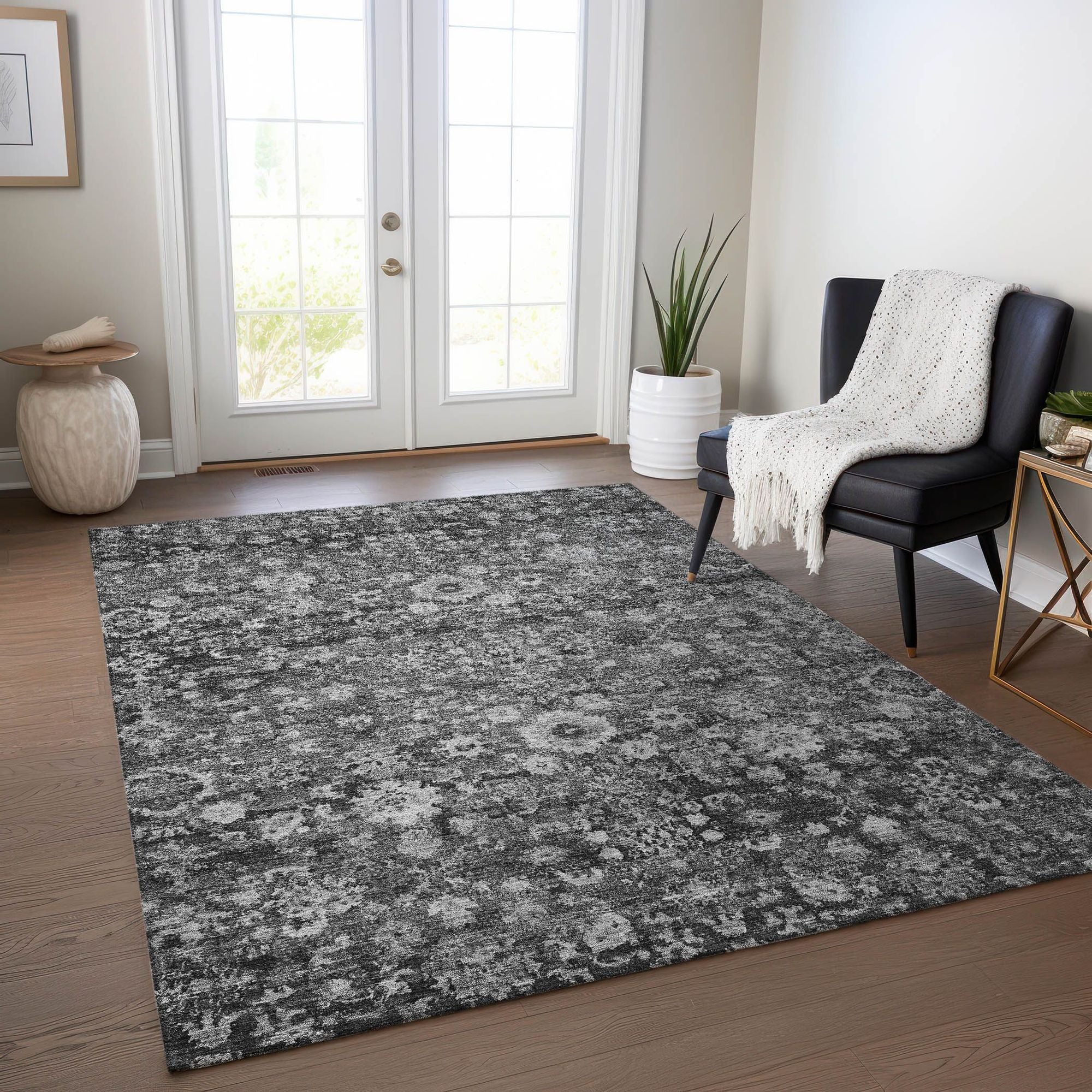 Machine Made ACN651 Gray  Rugs #color_gray 