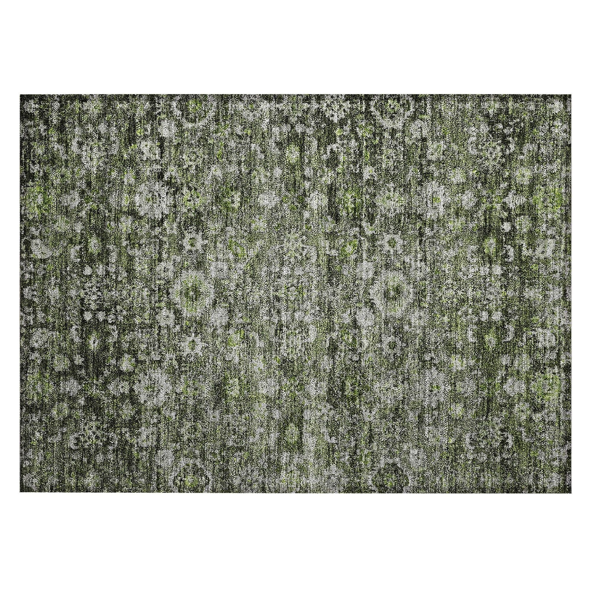 Machine Made ACN651 Green  Rugs #color_green 