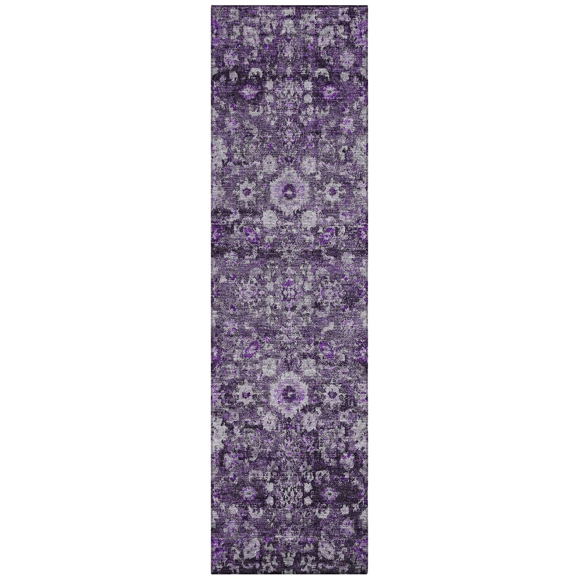 Machine Made ACN651 Purple  Rugs #color_purple 