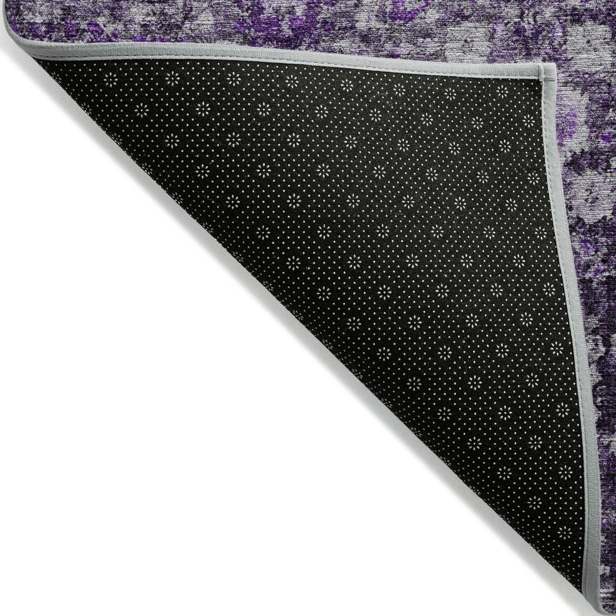 Machine Made ACN651 Purple  Rugs #color_purple 