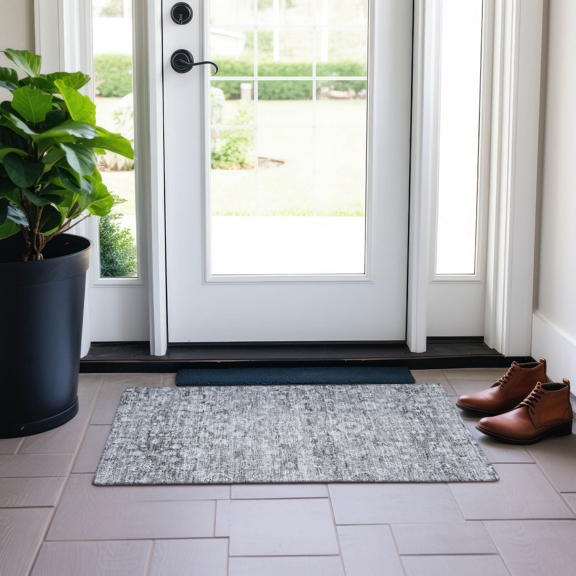 Machine Made ACN651 Silver Gray Rugs #color_silver gray