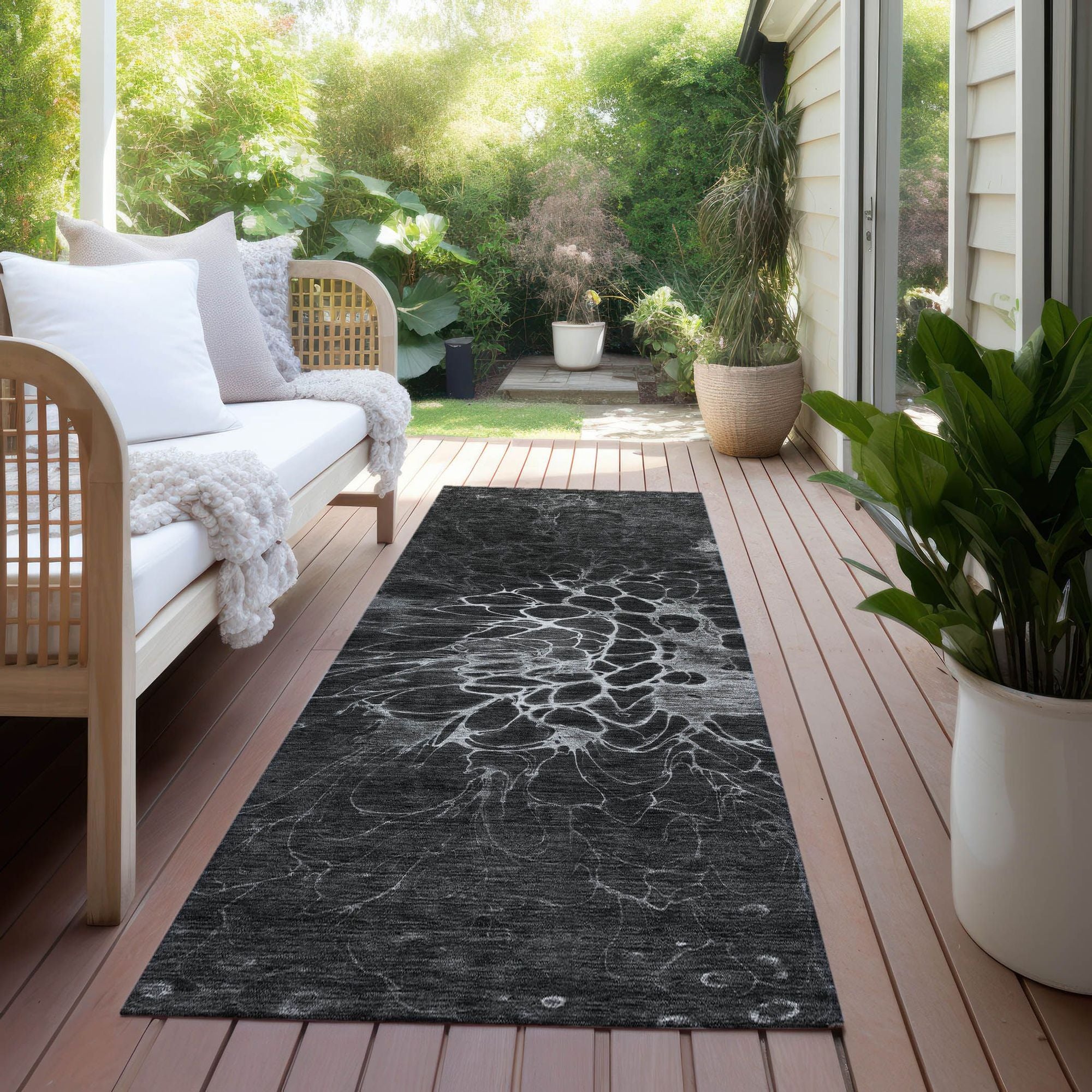 Machine Made ACN652 Charcoal Gray Rugs #color_charcoal gray