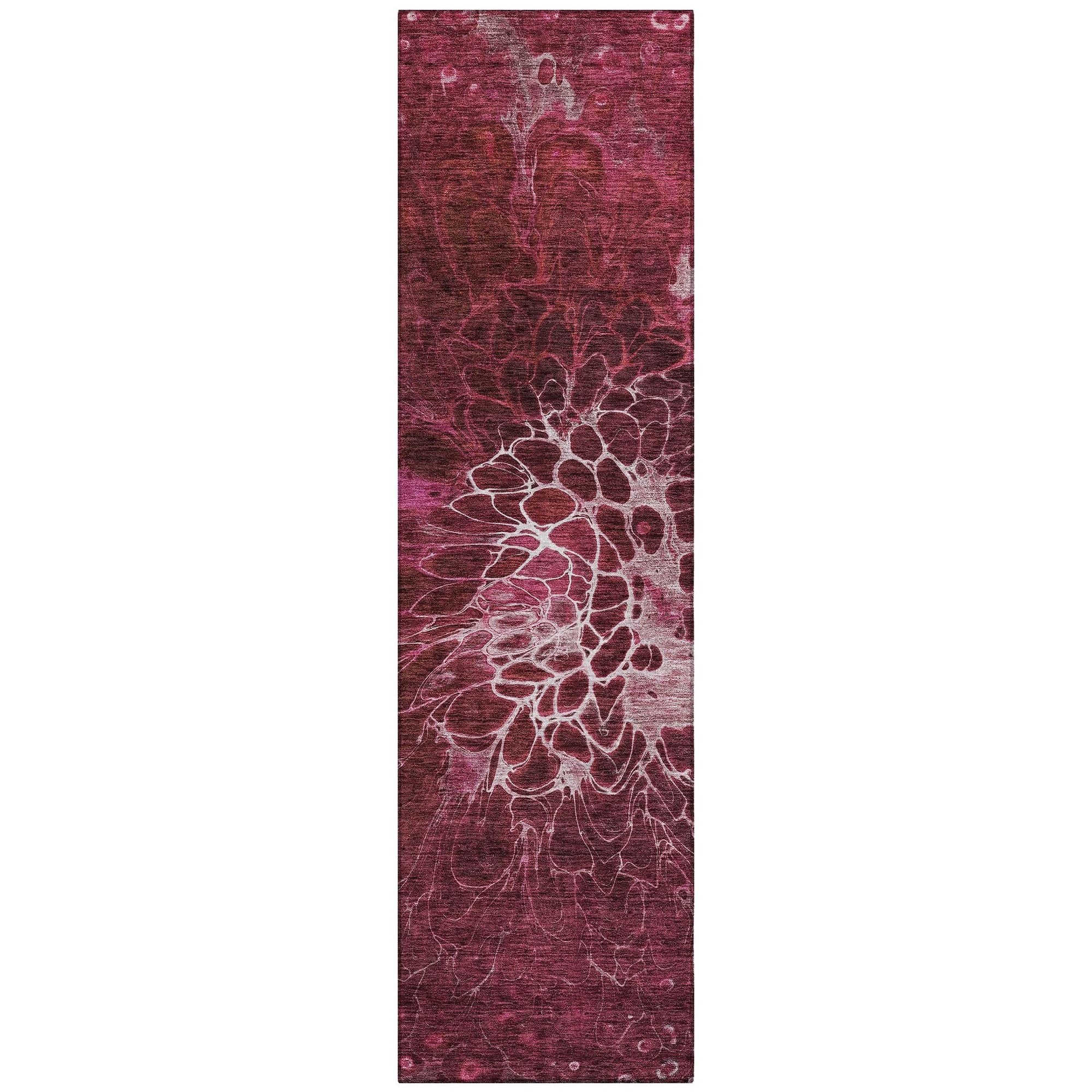 Machine Made ACN652 Merlot Red Rugs #color_merlot red