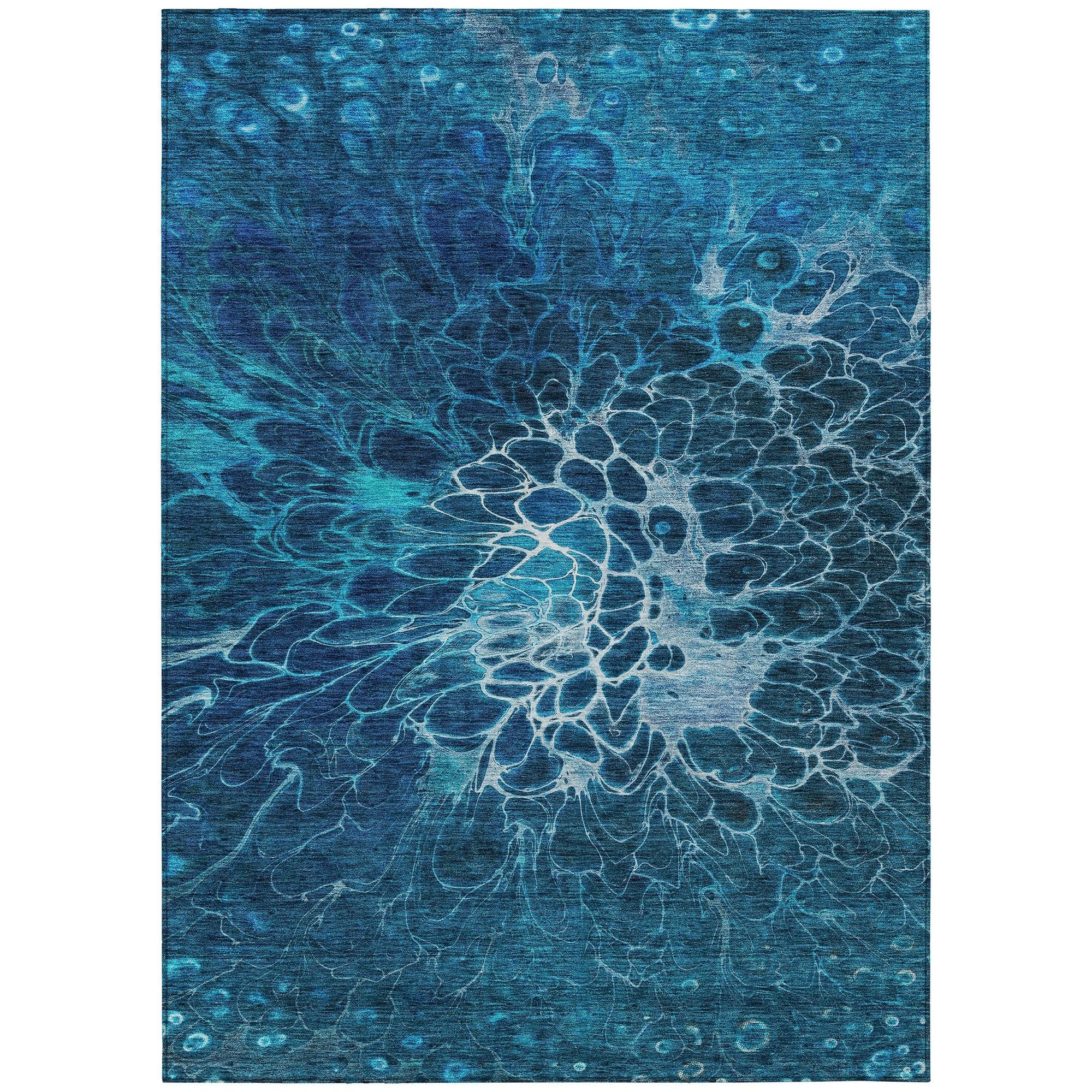 Machine Made ACN652 Navy Blue Rugs #color_navy blue