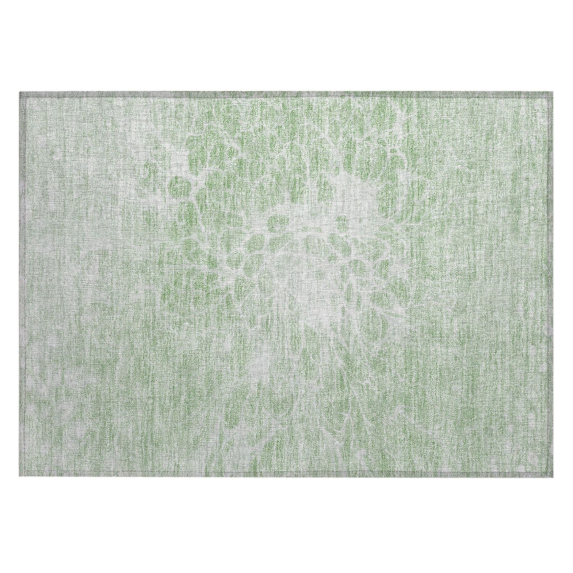 Machine Made ACN653 Mint Green Rugs #color_mint green