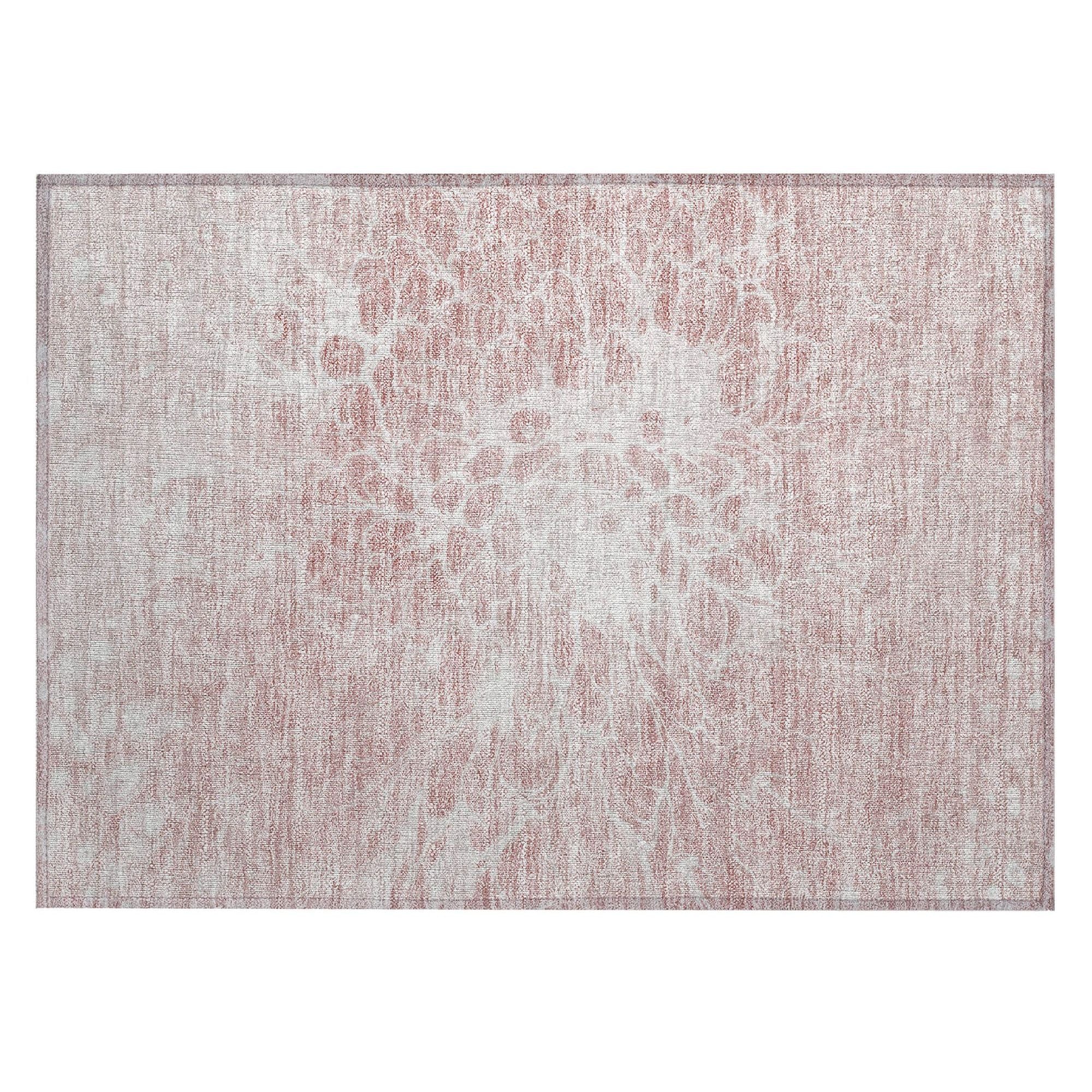 Machine Made ACN653 Pink  Rugs #color_pink 