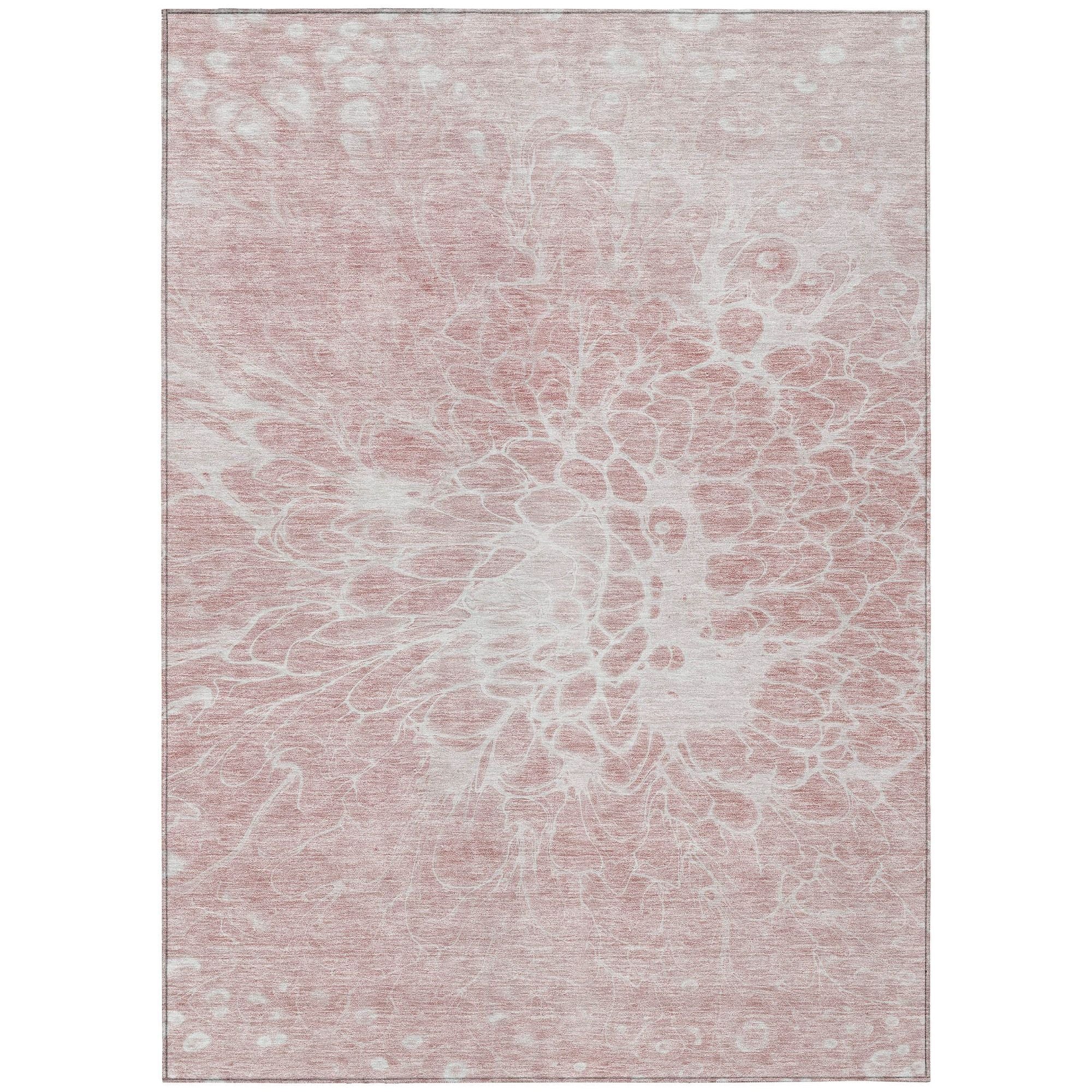 Machine Made ACN653 Pink  Rugs #color_pink 