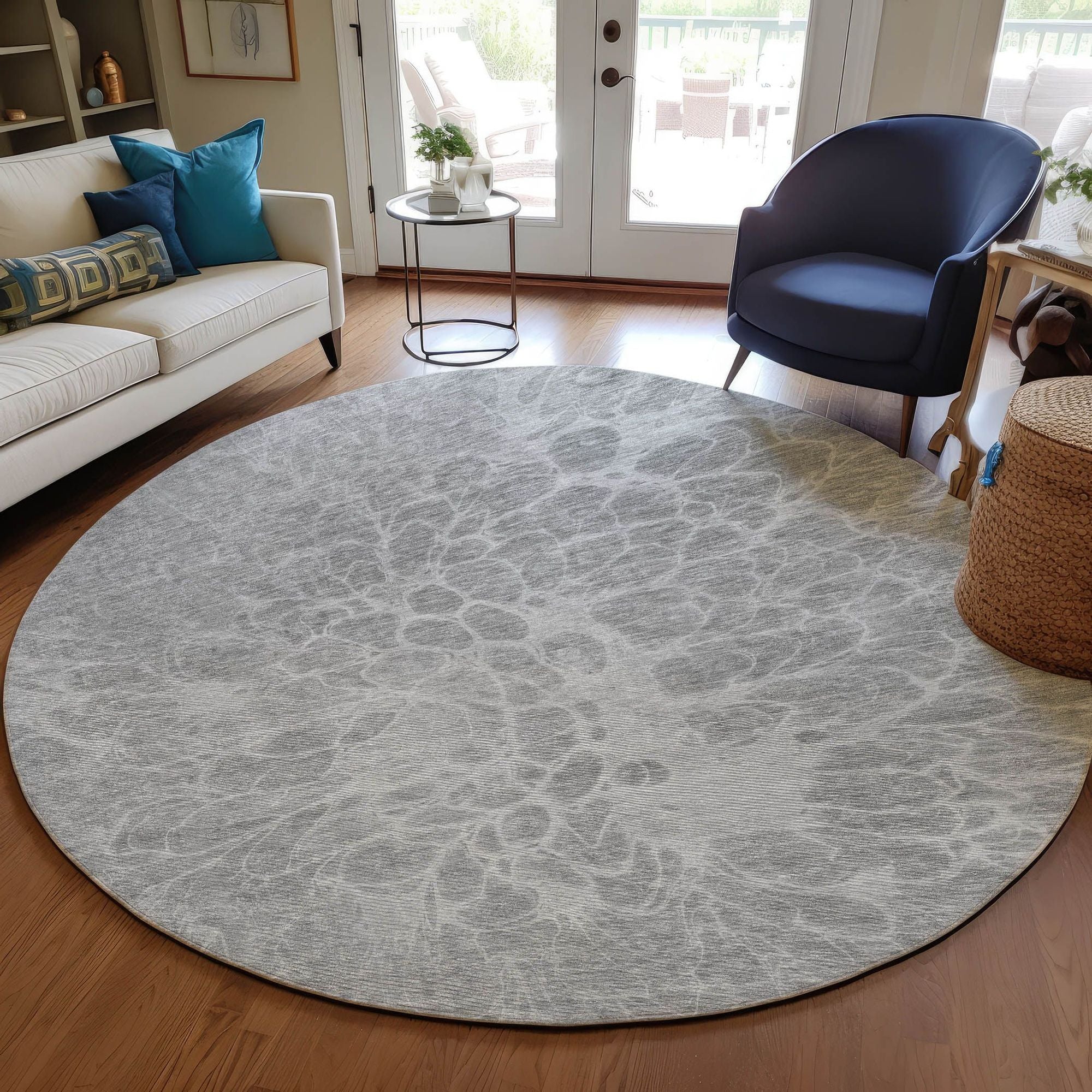 Machine Made ACN653 Silver Gray Rugs #color_silver gray