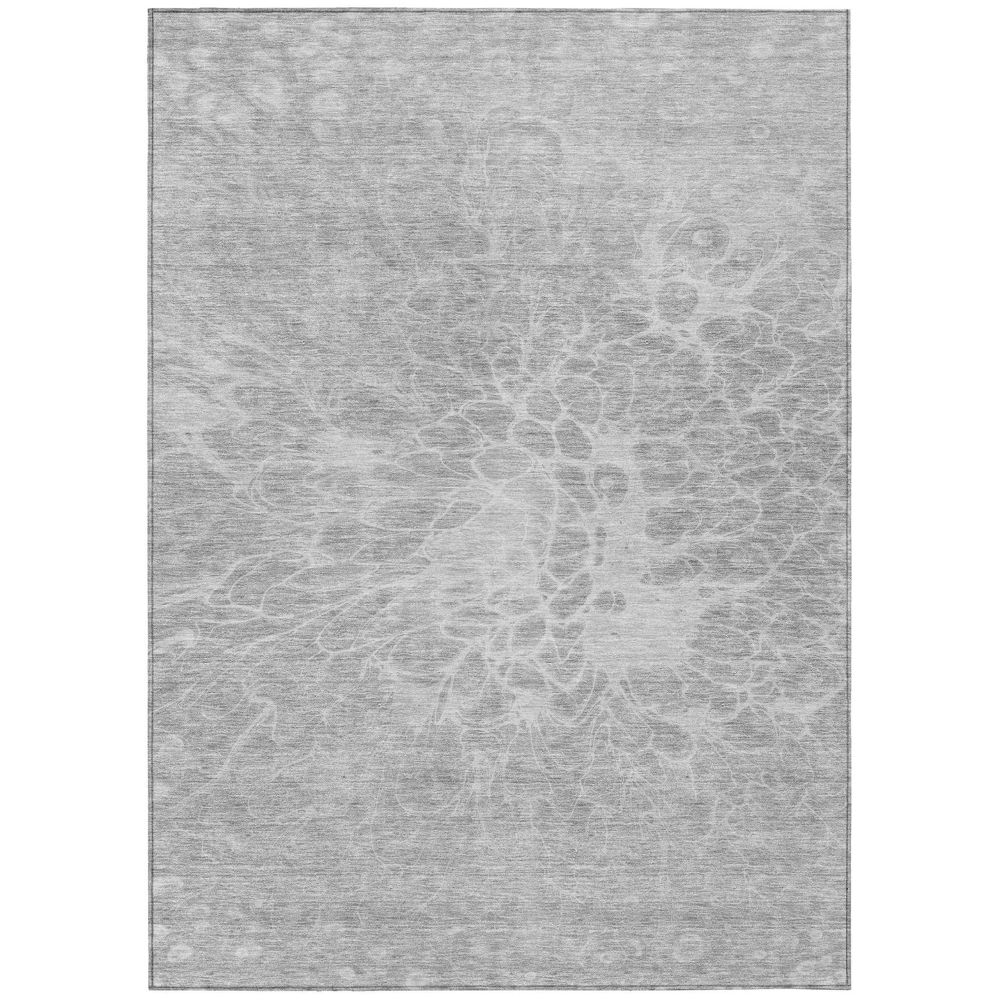 Machine Made ACN653 Silver Gray Rugs #color_silver gray