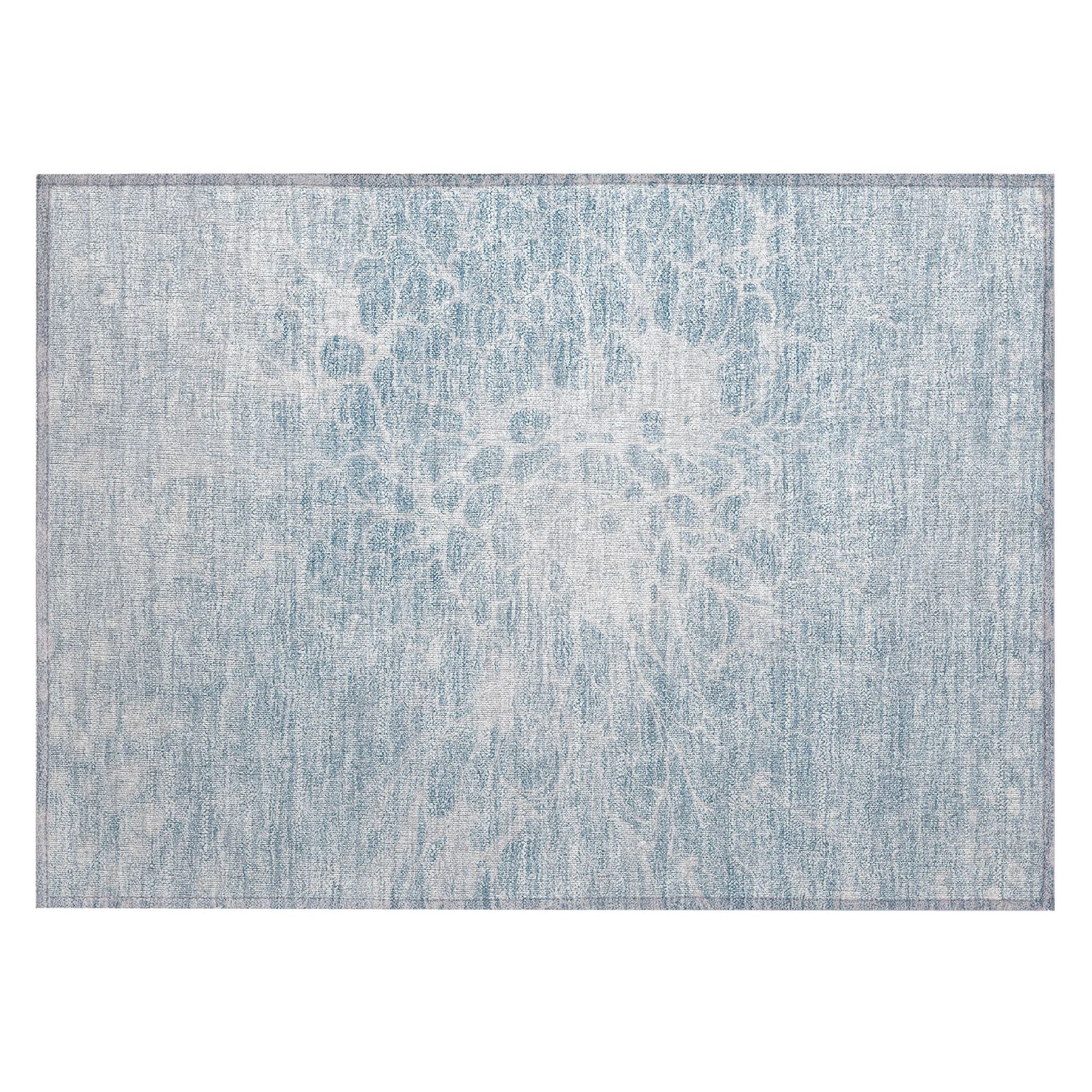 Machine Made ACN653 Sky Blue Rugs #color_sky blue