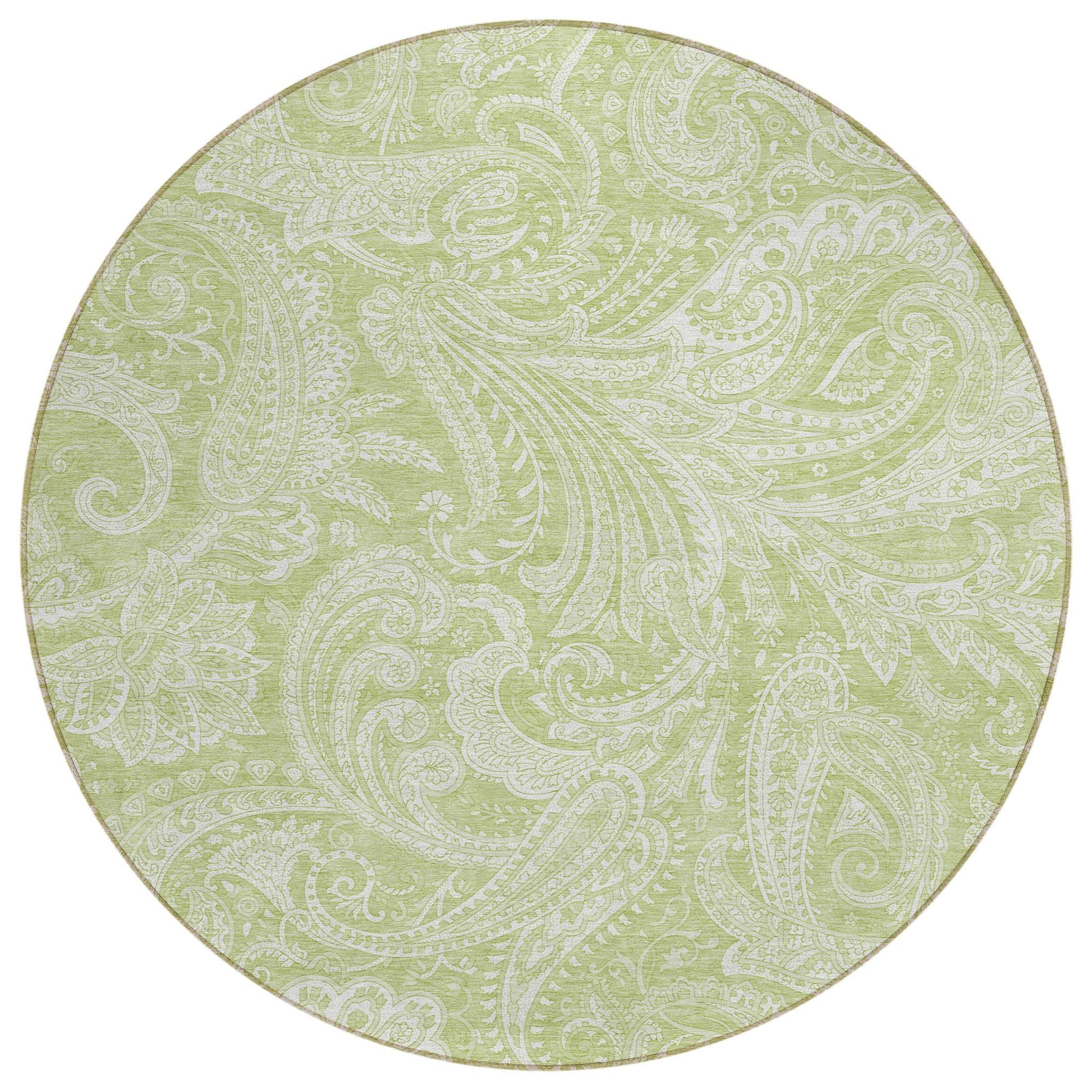 Machine Made ACN654 Aloe Green Rugs #color_aloe green