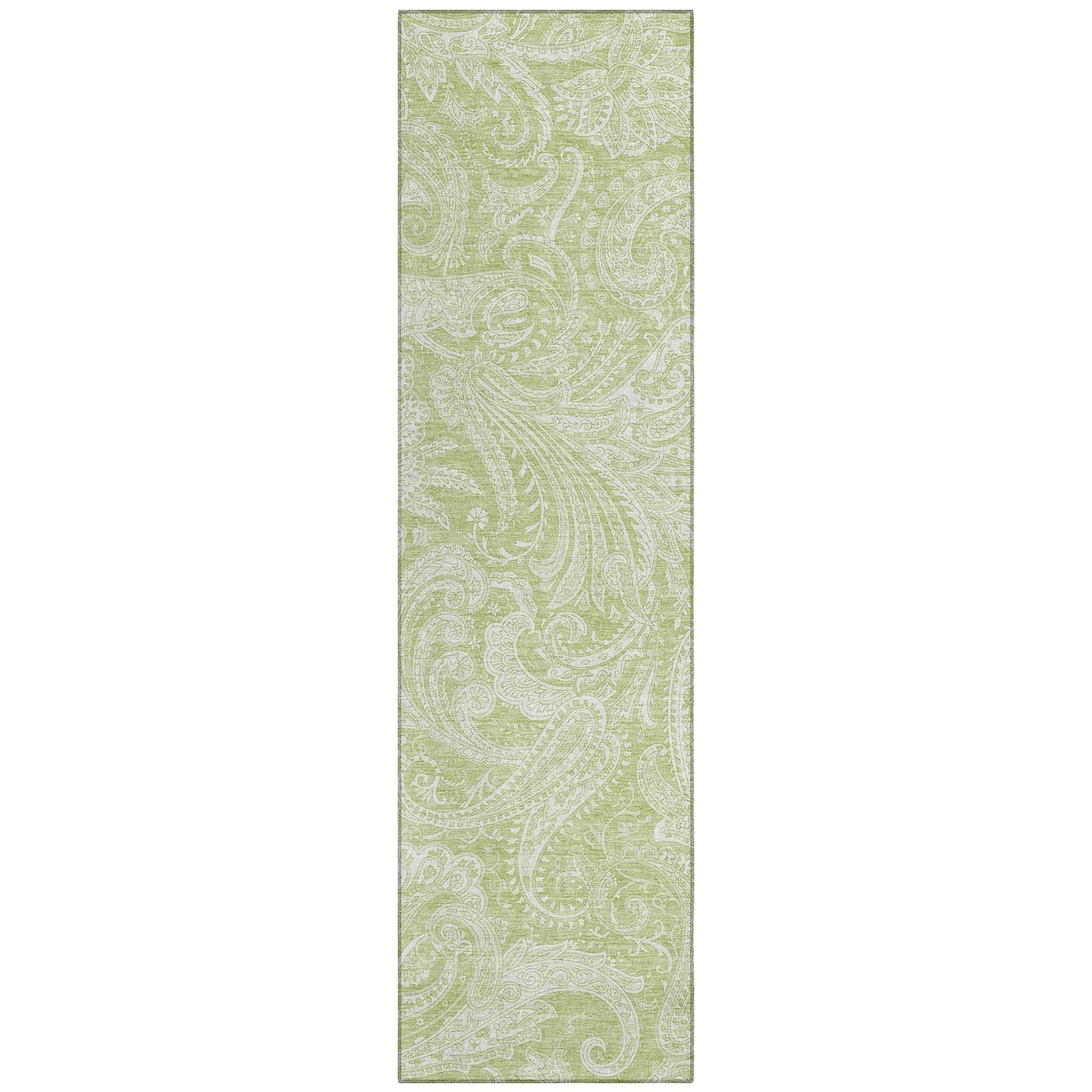 Machine Made ACN654 Aloe Green Rugs #color_aloe green