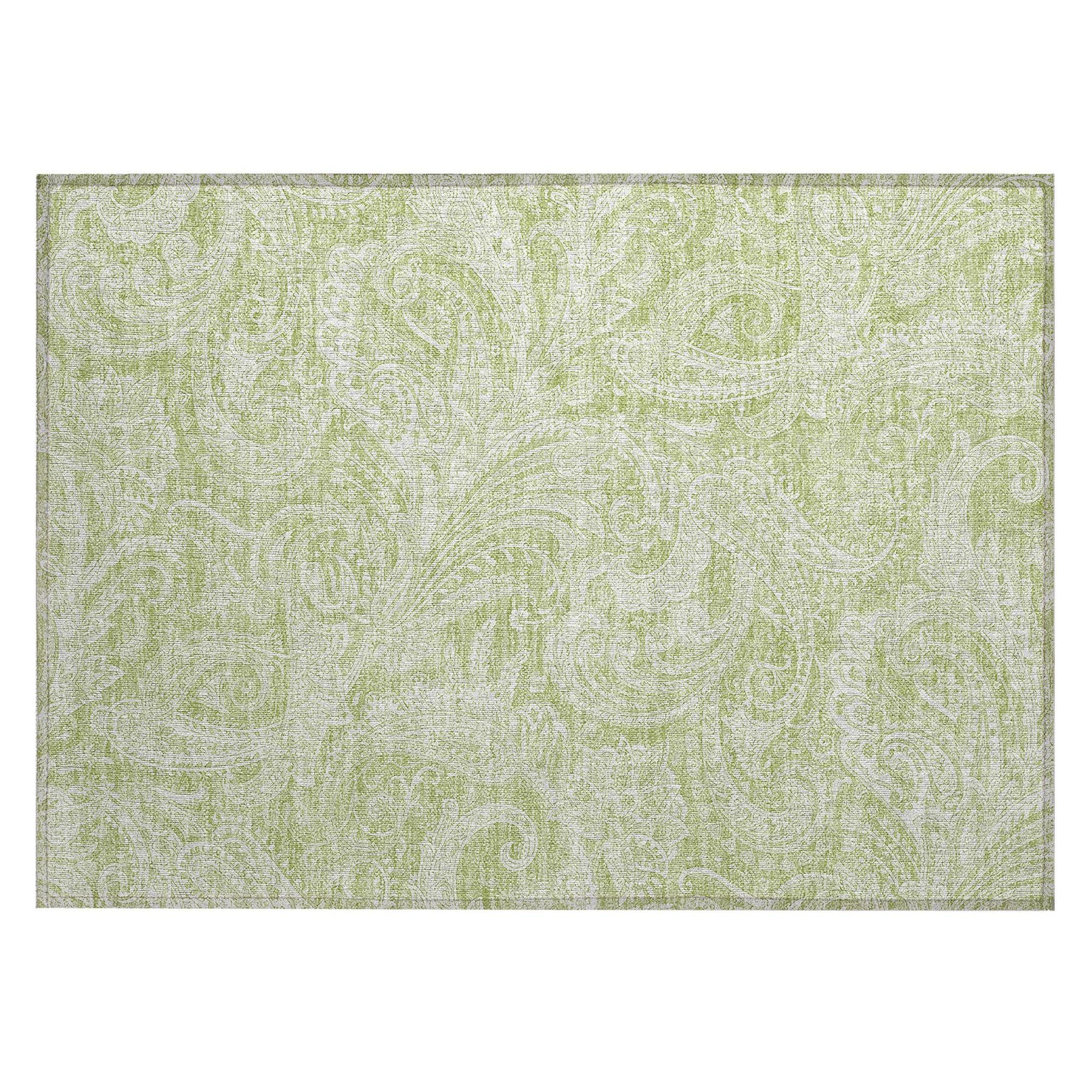 Machine Made ACN654 Aloe Green Rugs #color_aloe green