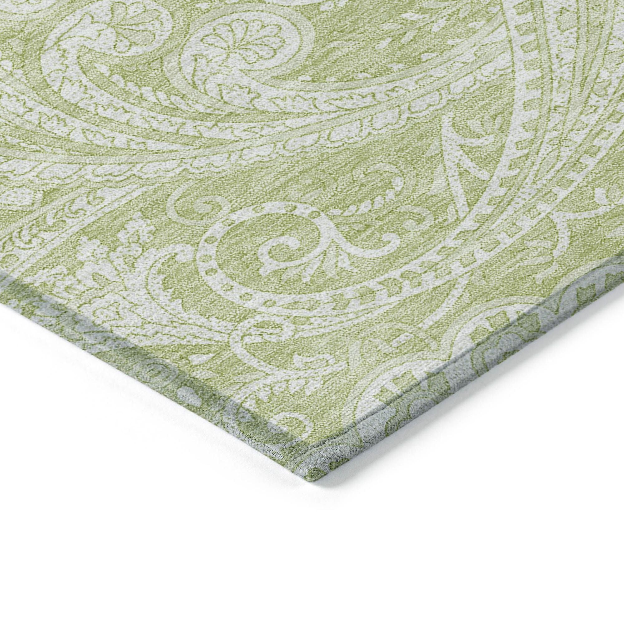 Machine Made ACN654 Aloe Green Rugs #color_aloe green