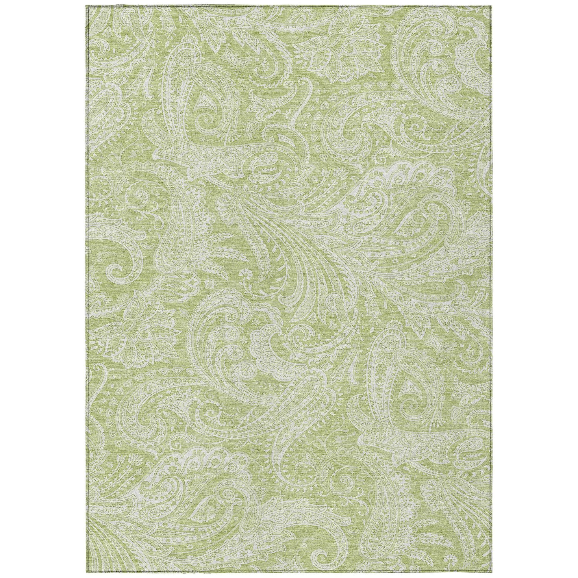 Machine Made ACN654 Aloe Green Rugs #color_aloe green