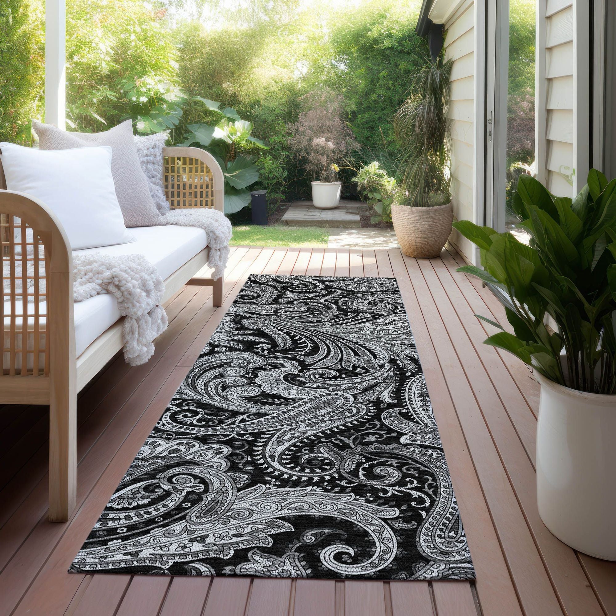 Machine Made ACN654 Black  Rugs #color_black 