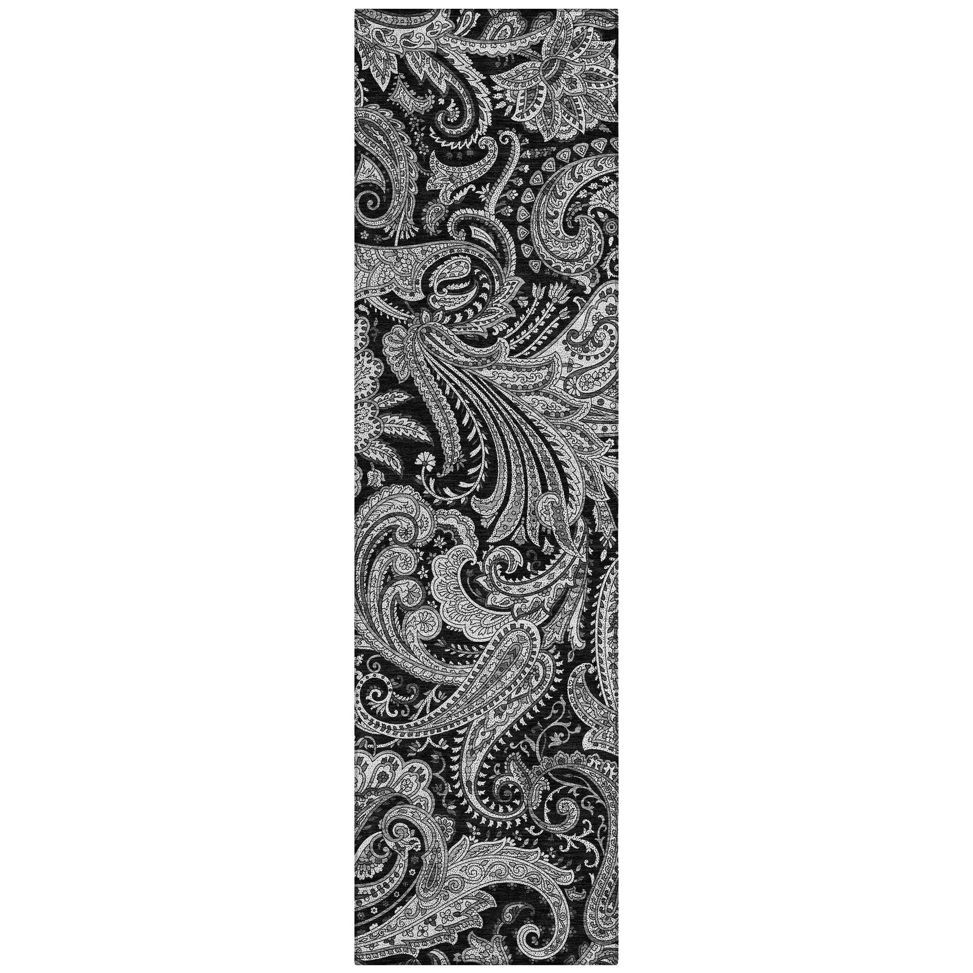 Machine Made ACN654 Black  Rugs #color_black 