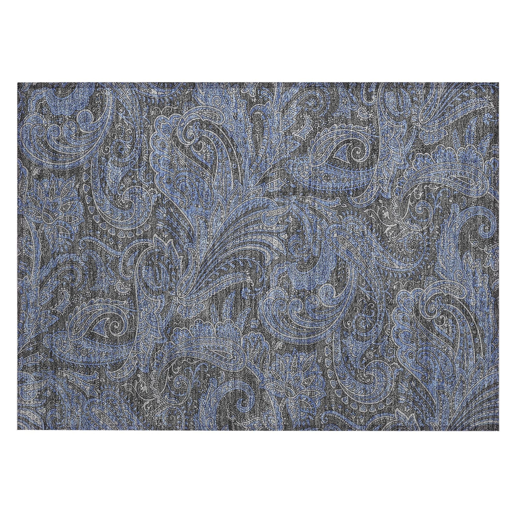 Machine Made ACN654 Charcoal Gray Rugs #color_charcoal gray