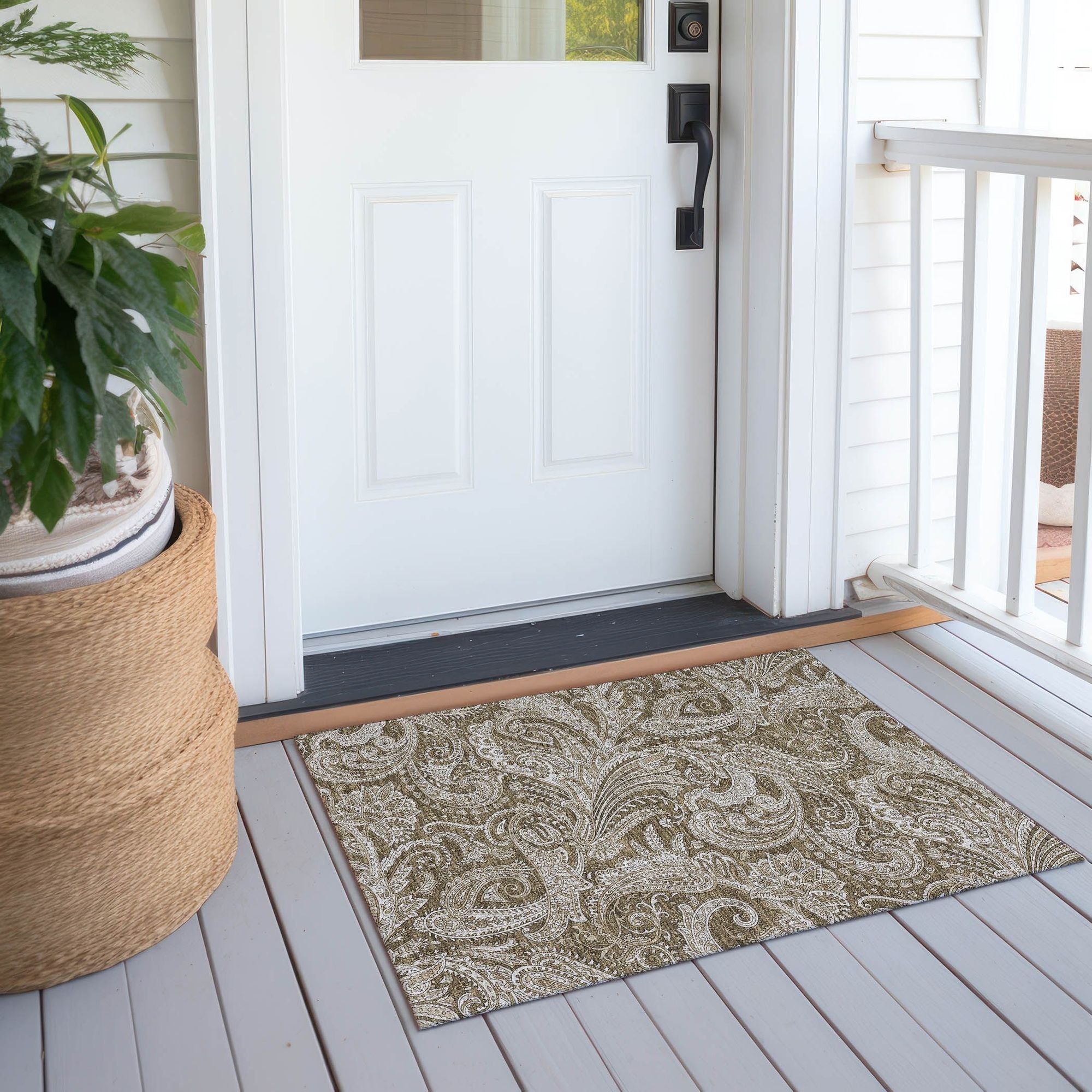 Machine Made ACN654 Chocolate Brown Rugs #color_chocolate brown