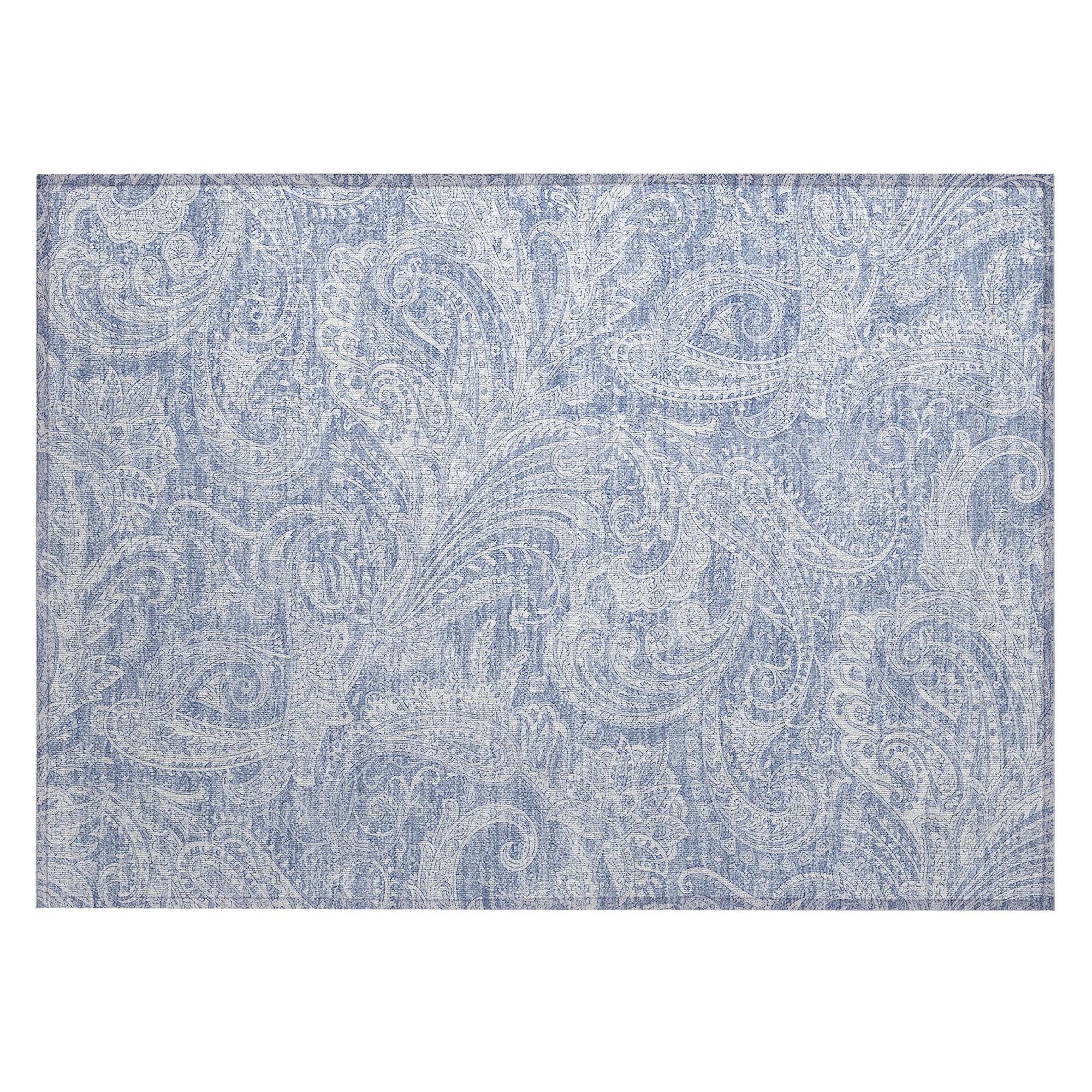 Machine Made ACN654 Denim Blue Rugs #color_denim blue