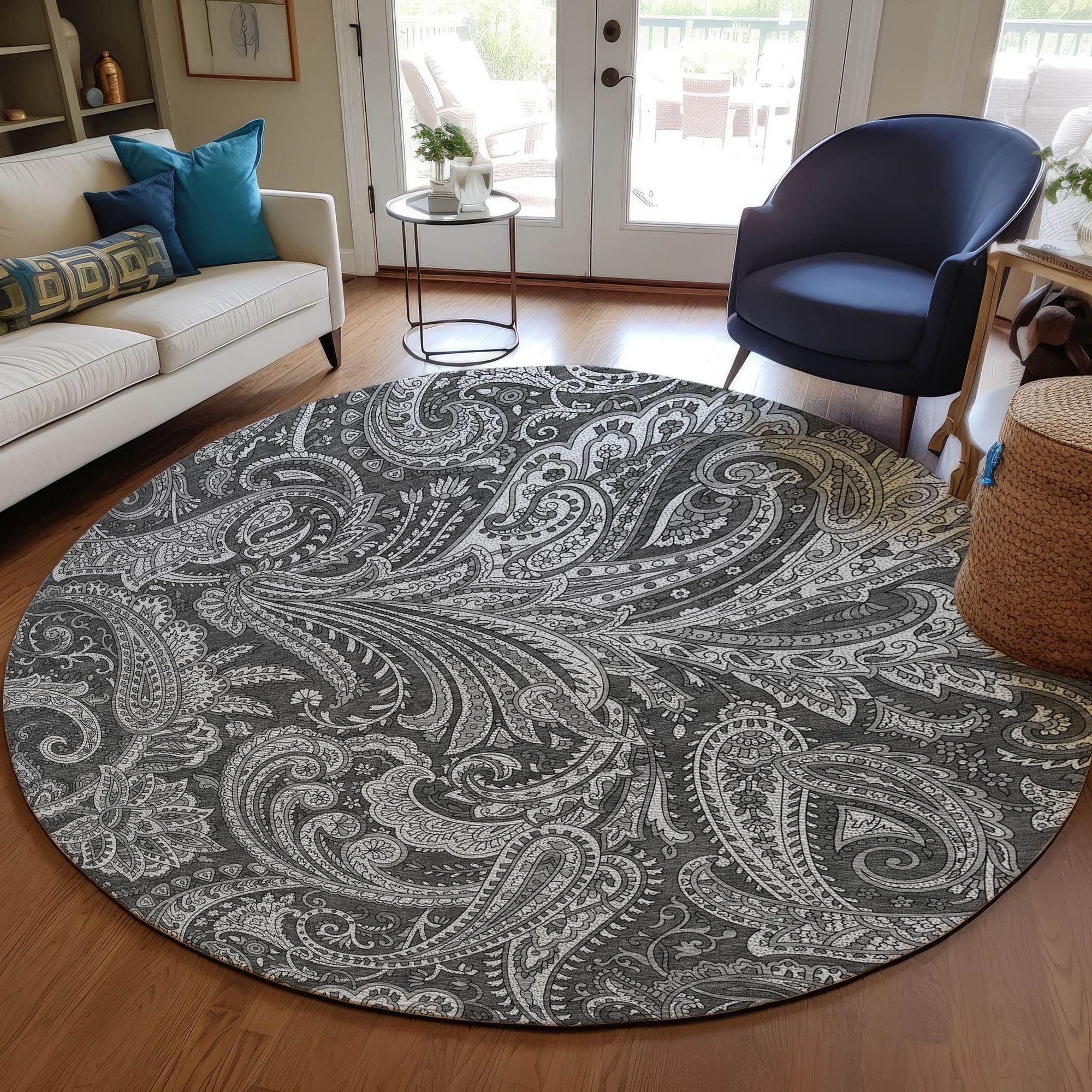 Machine Made ACN654 Gray  Rugs #color_gray 