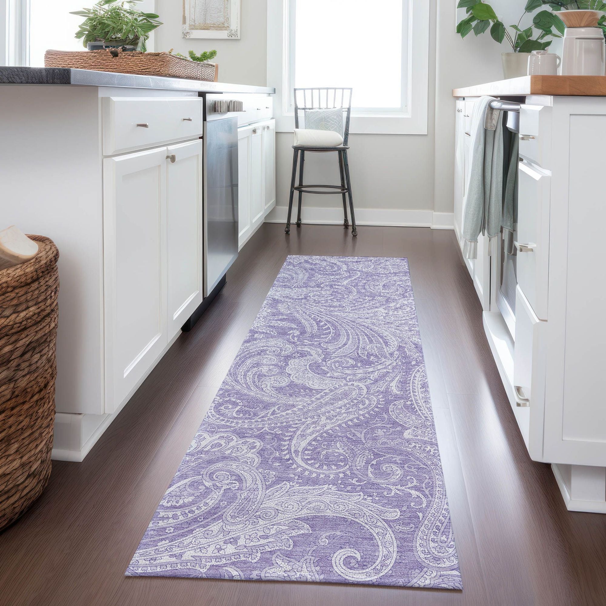 Machine Made ACN654 Lavender Purple Rugs #color_lavender purple