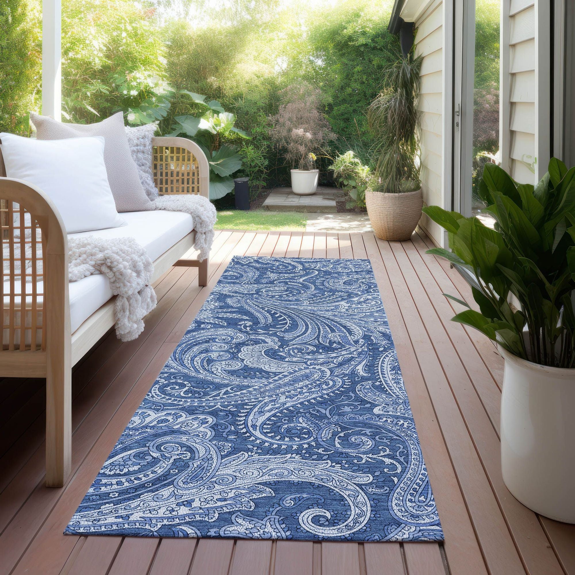 Machine Made ACN654 Navy Blue Rugs #color_navy blue