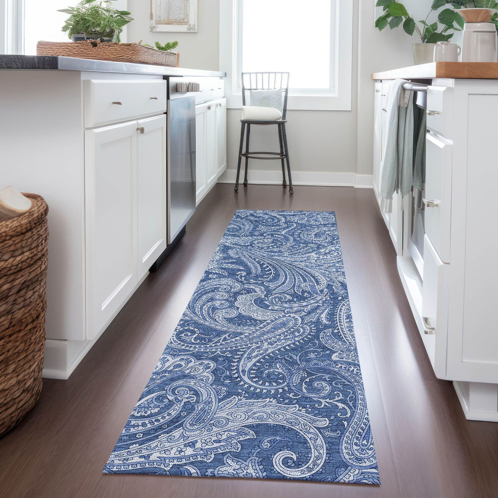 Machine Made ACN654 Navy Blue Rugs #color_navy blue